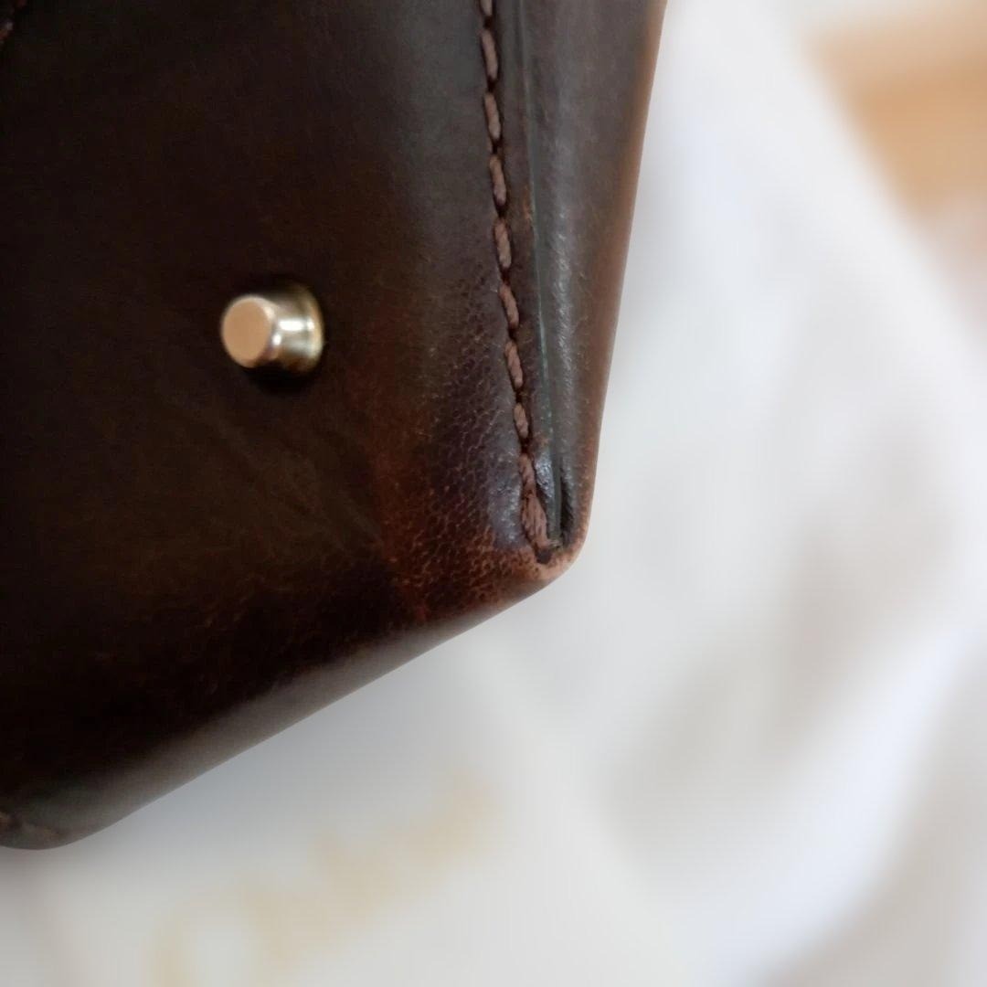 Chloé Paddington Dark Brown Tote Bag used from japan