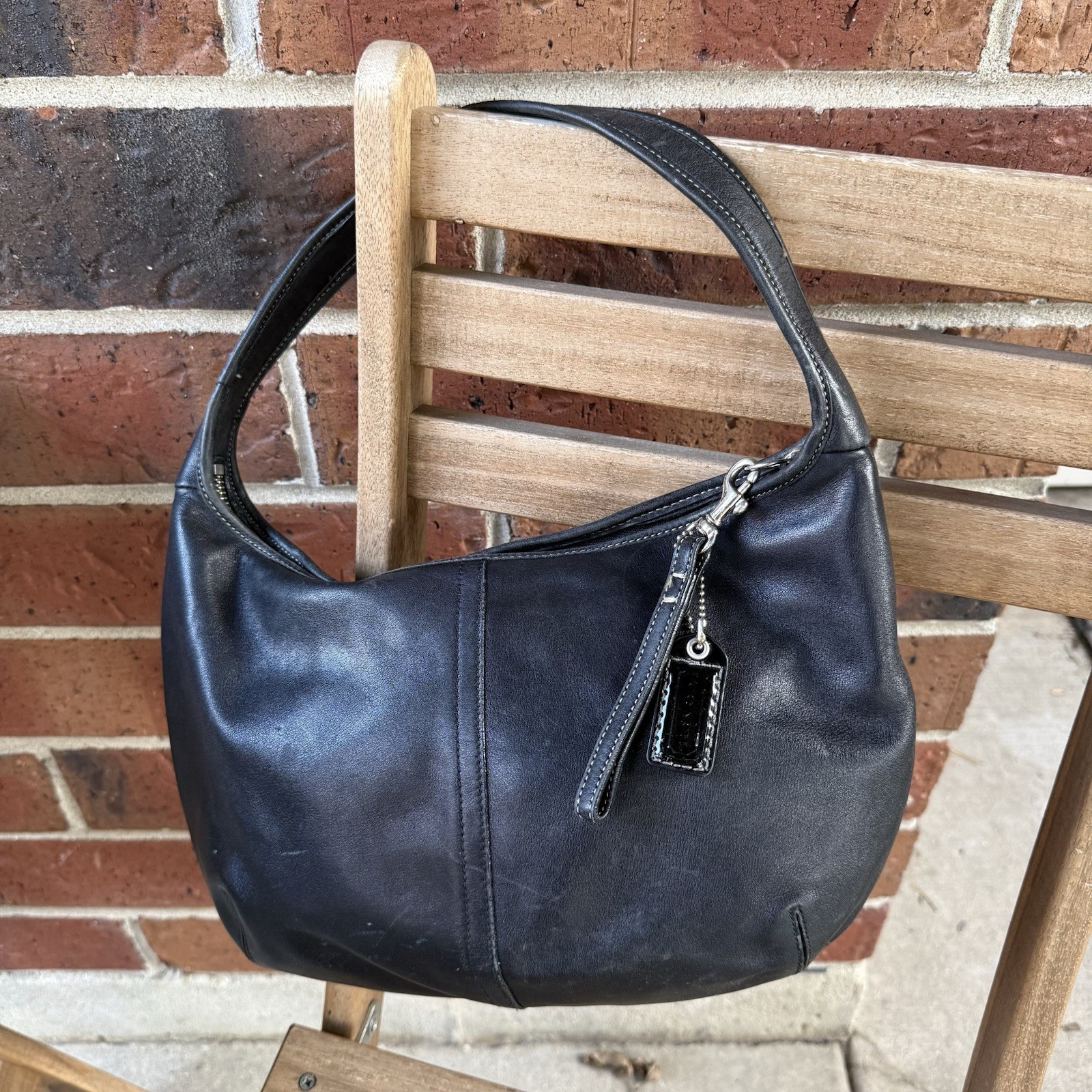 Vintage Coach Black 9219 Y2K Ergo Hobo Bag