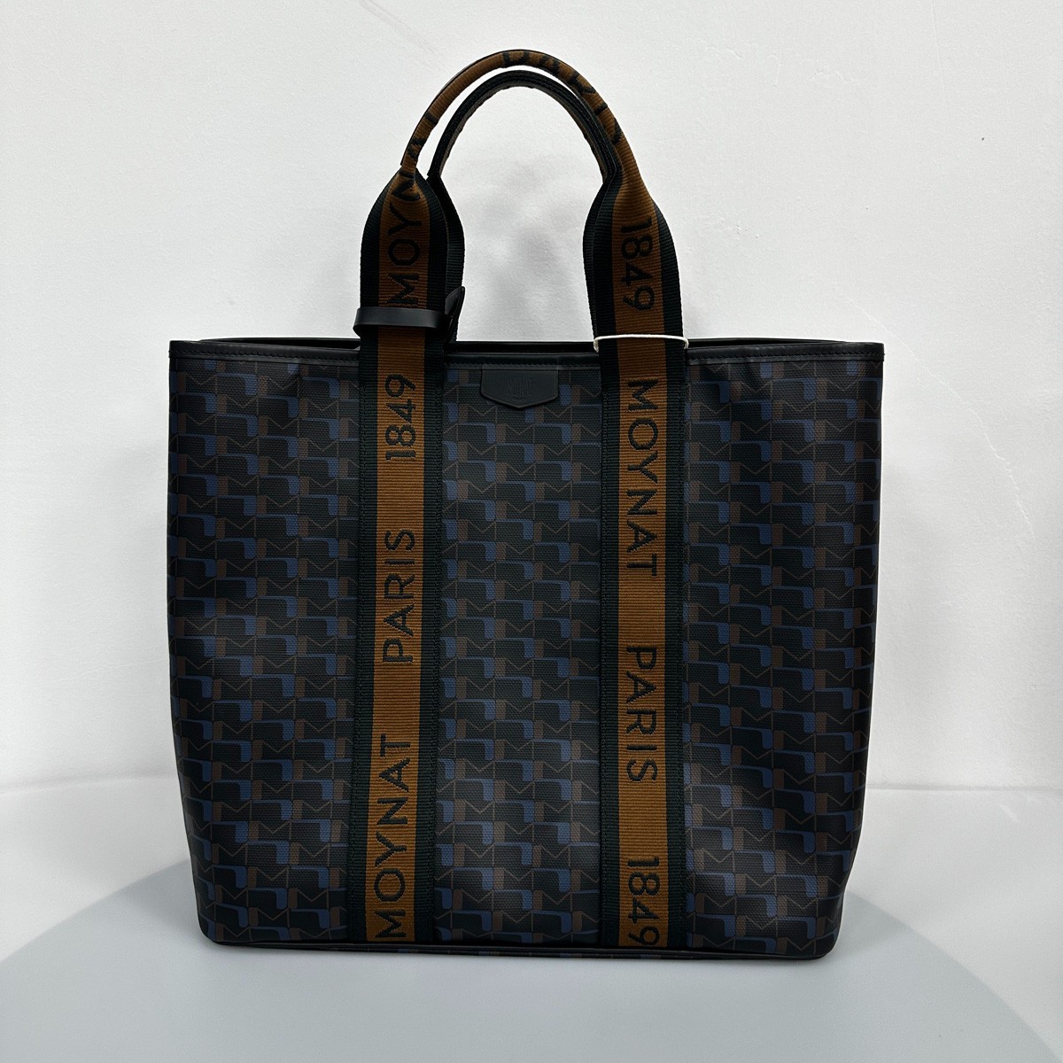 Moynat Large Monogram Tote Bag Motherchild Top Handle Leather Italy Small Pouch
