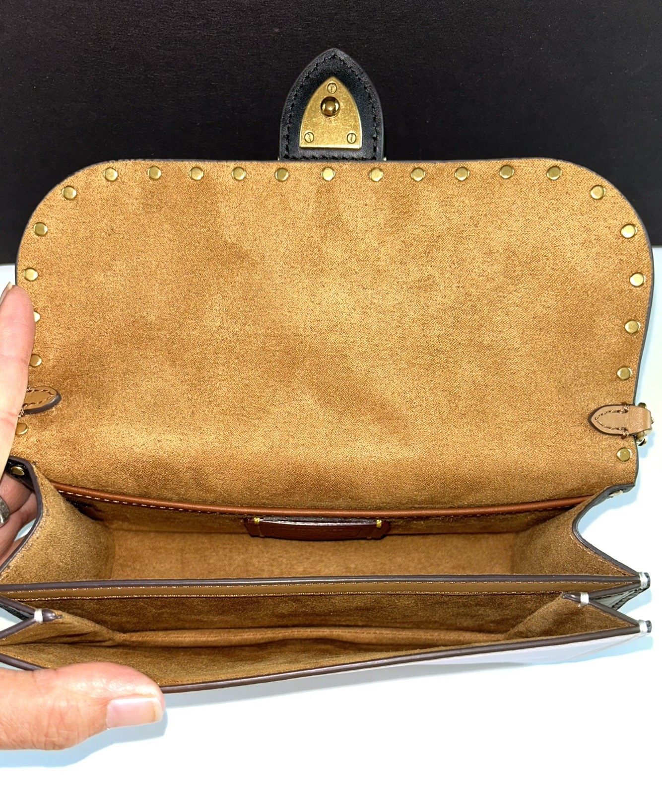 NWOT Coach Beat Crossbody Bag Clutch Purse With Rivets 4761