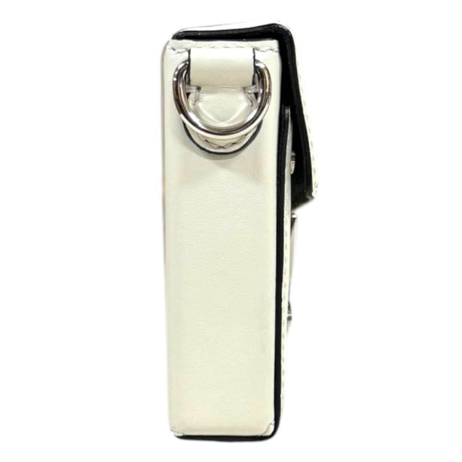 FENDI MARC JACOBS collab Shoulder Bag 7AS139 leather Baguette Phone Pouch used