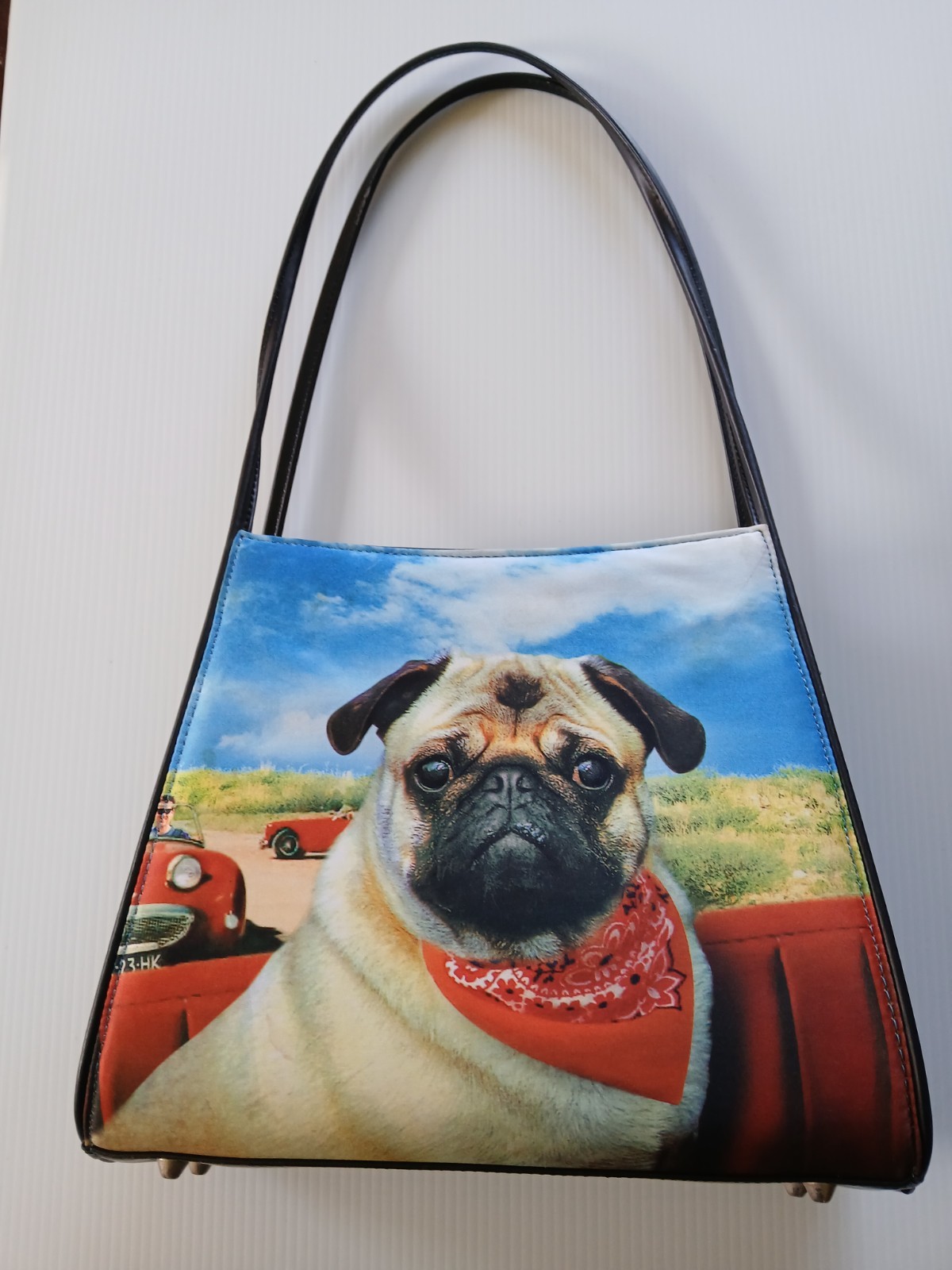 Pug Dog Print Purse New Without Tags For Any One That Likes Dogs