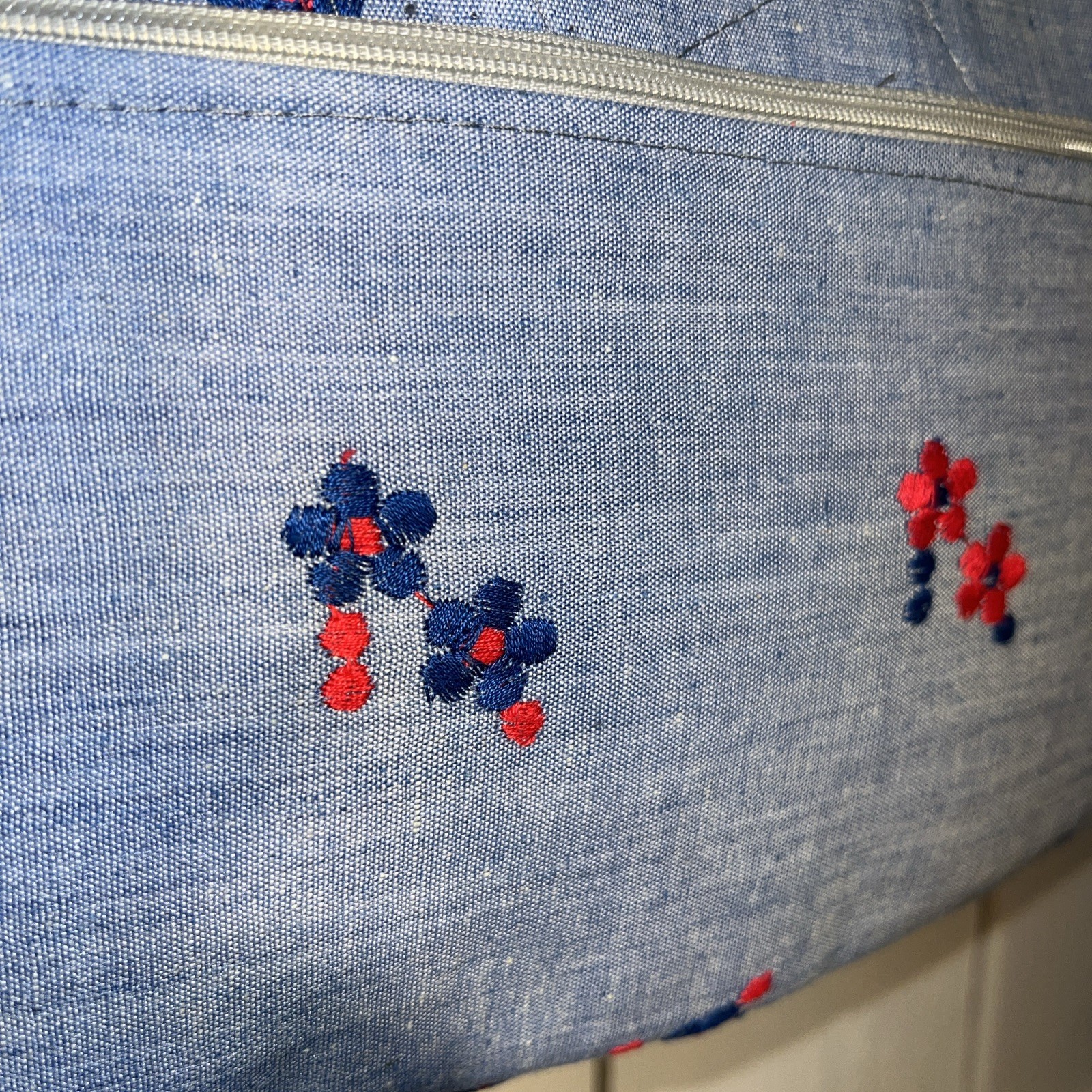 Lidia’s Handmade Embroidered Quilted Bag 0900-3
