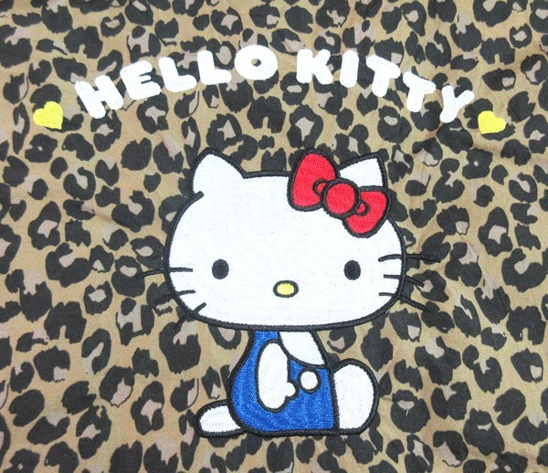 ≪Authentic≫ Ball & Chain Sanrio Hello Kitty Limited Tote Bag 70s Leopard Beige M