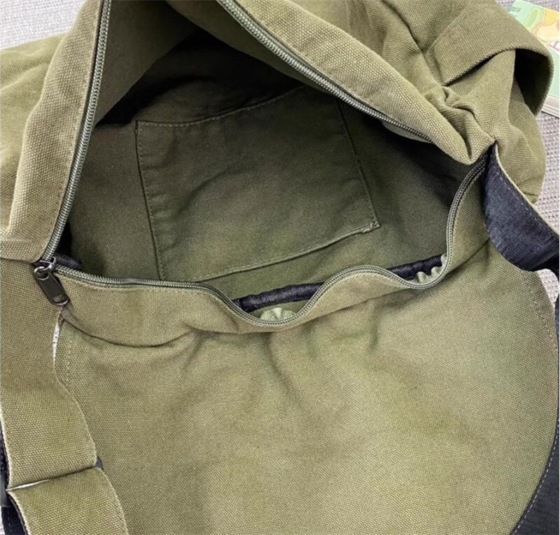 Japanese Casual Canvas Satchels Crossbody Messenger Bag Shoulder Bags literary