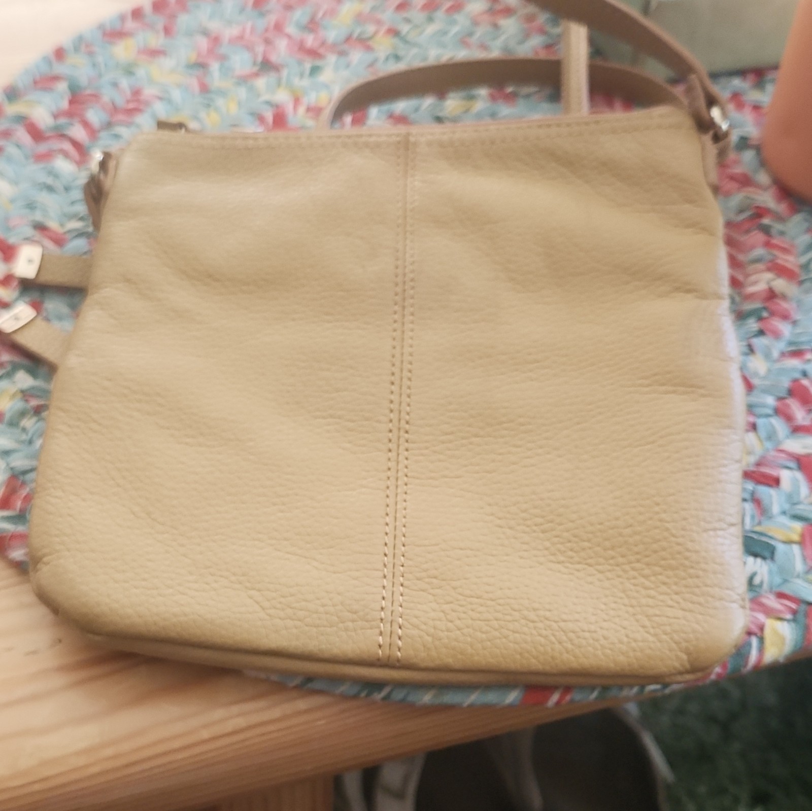 Calvin Klein Leather Crossbody bag Camel