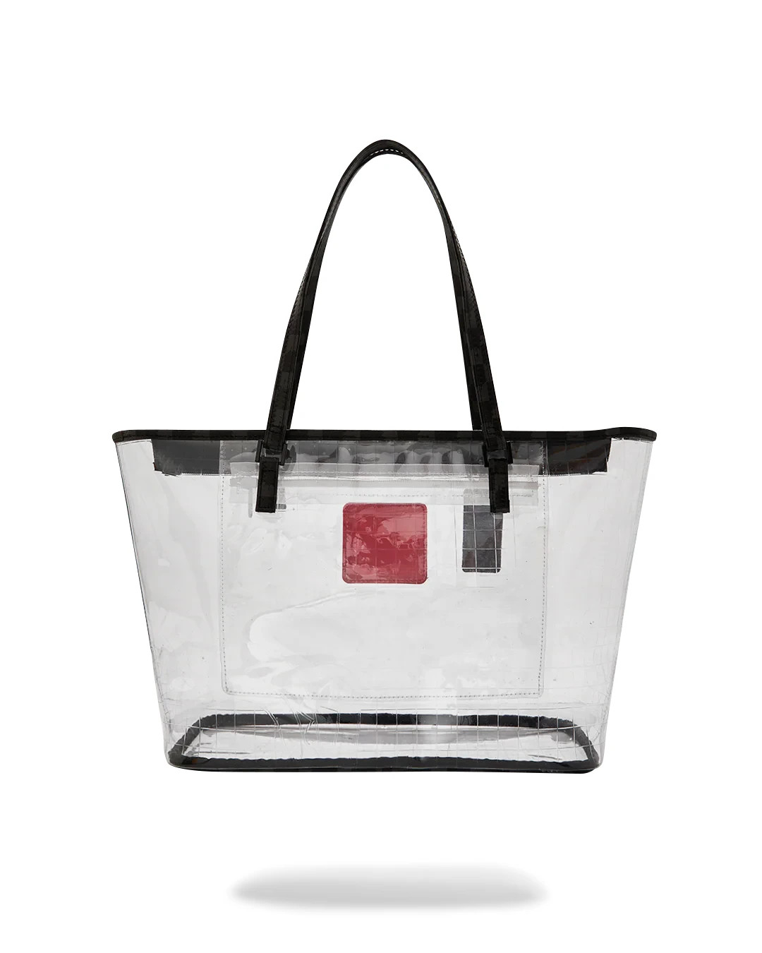Sprayground FULLY CLEAR SHARKS IN PARIS Tote🔥New Black Travel Shoulder Bag