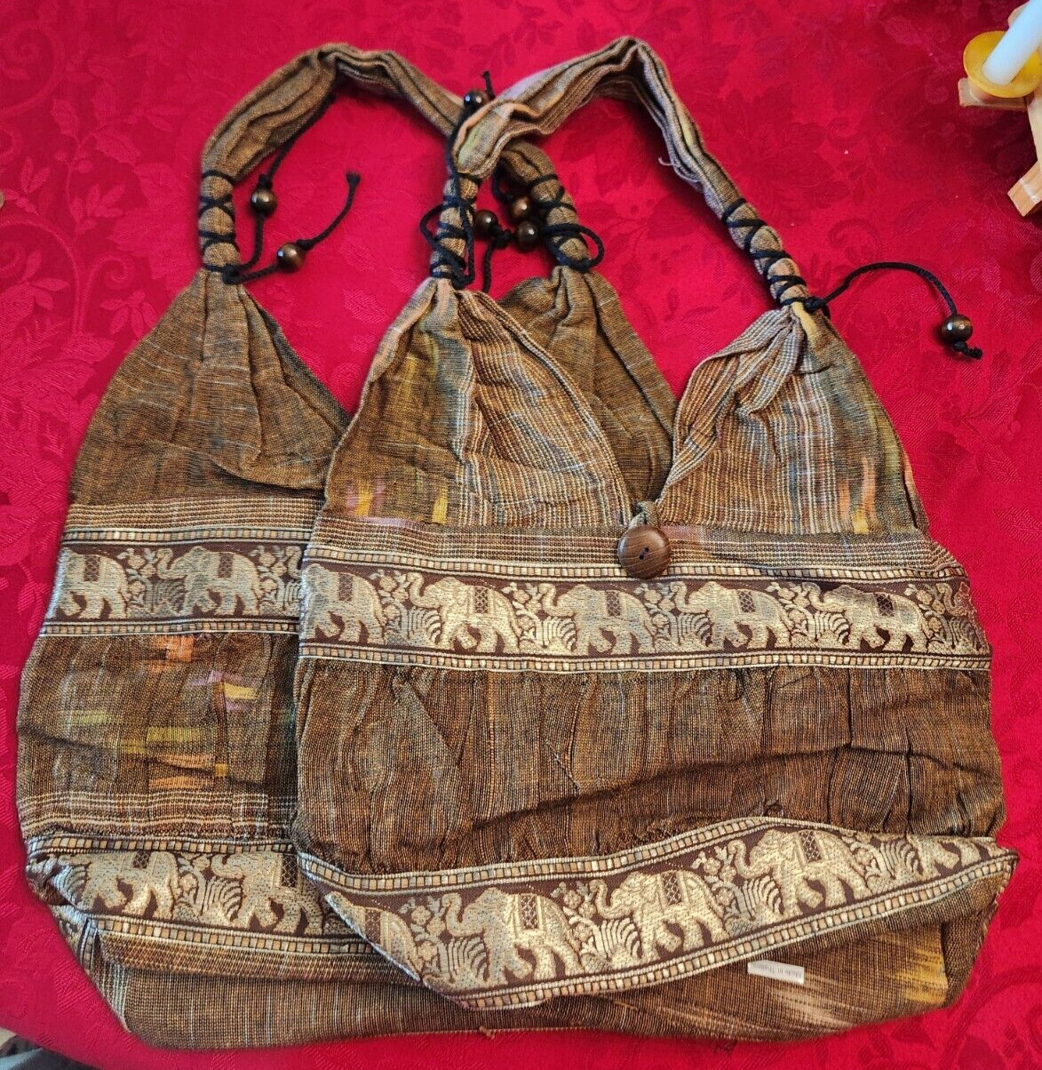 18 Made in Thailand Elephant Handbag Shoulder Bags – 100% Cotton – various style