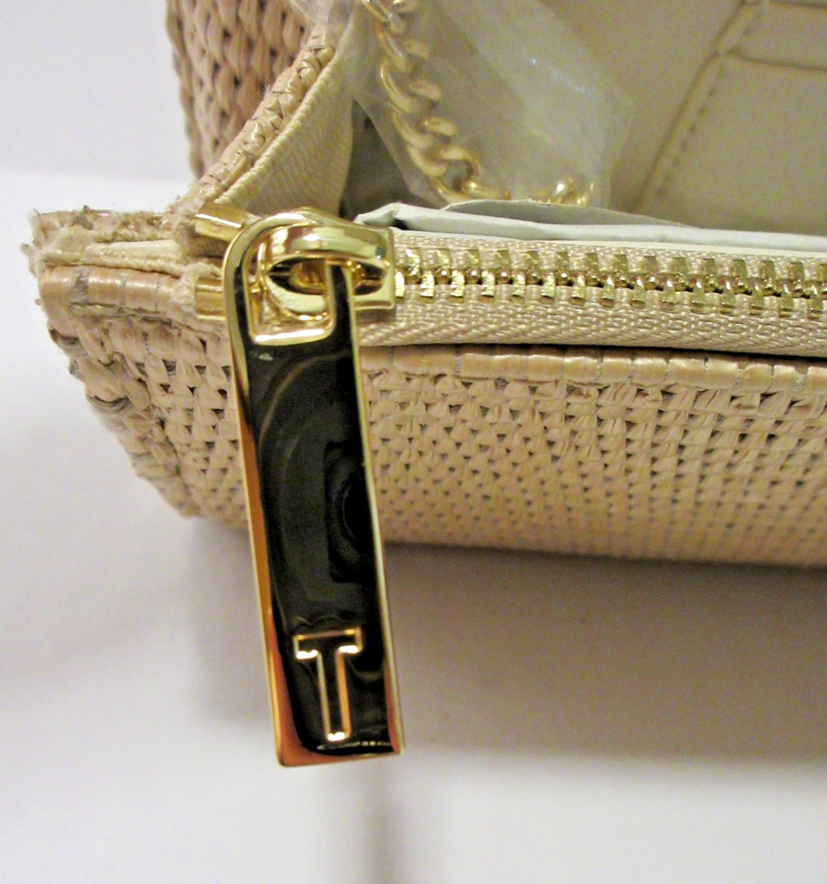 Ted Baker London Cassy Crossbody Clutch Floral Embroidery Beige NWT B59