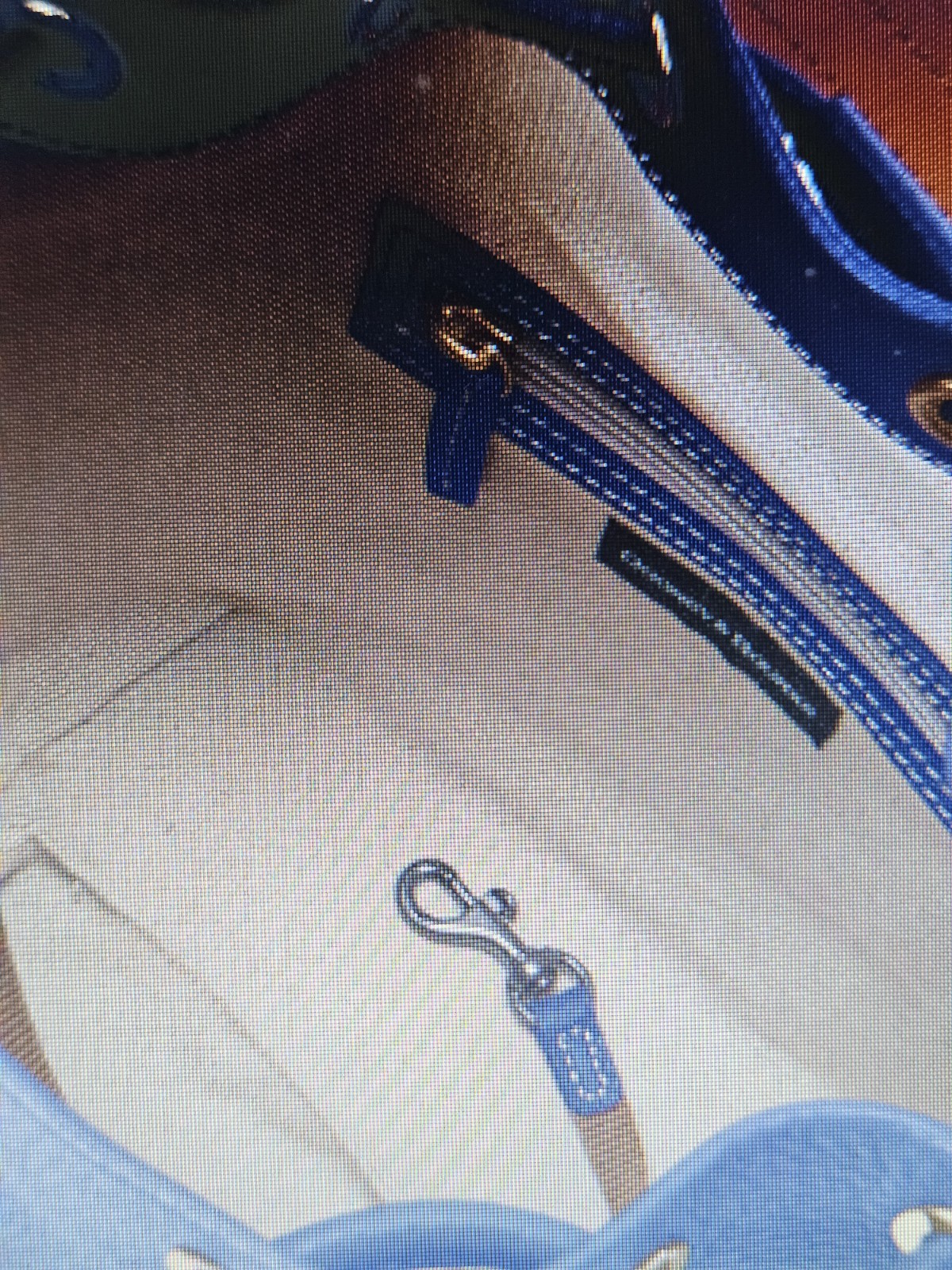Lucca Leather Small Drawstring Marine Blue New Reg. 298