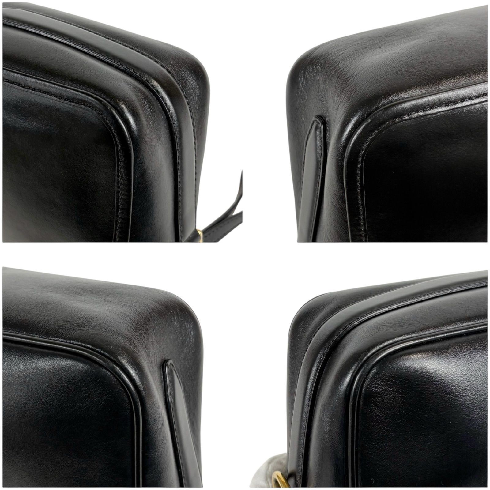 FENDI Cam 05217439 Camera Bag Black Leather US 8.9×5.9×3.1in Shoulder Italy
