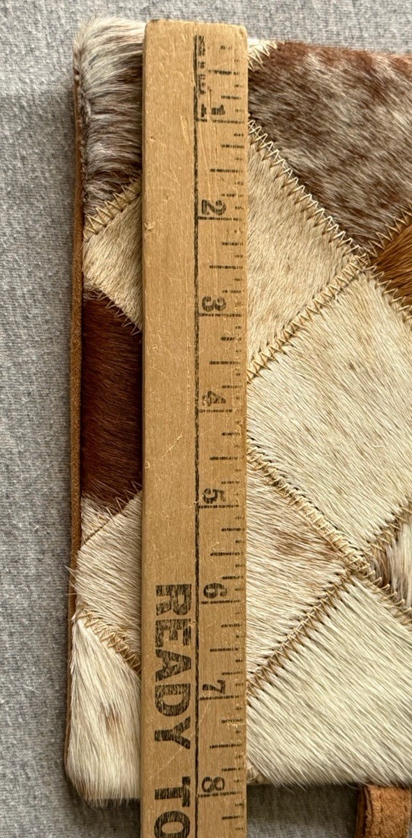 The Royal Standard Leather Suede Fur Wristlet Western Nashville Cowgirl Glam