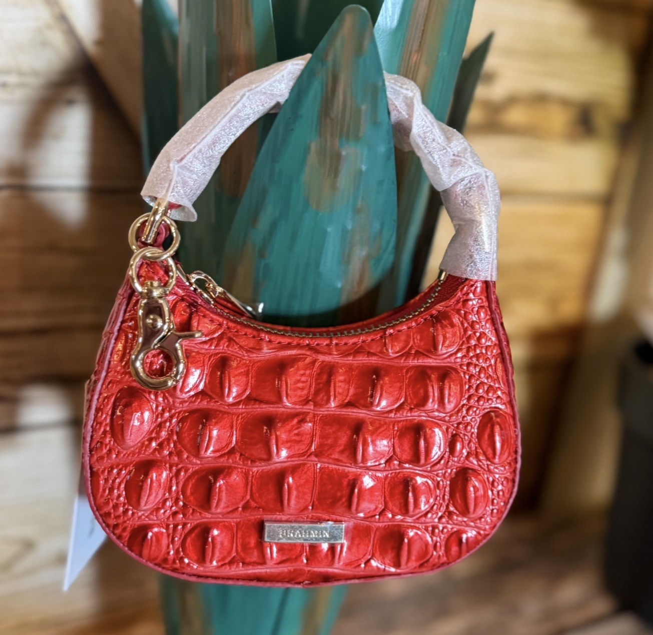 Brahmin Lollie Embrace Red NWT