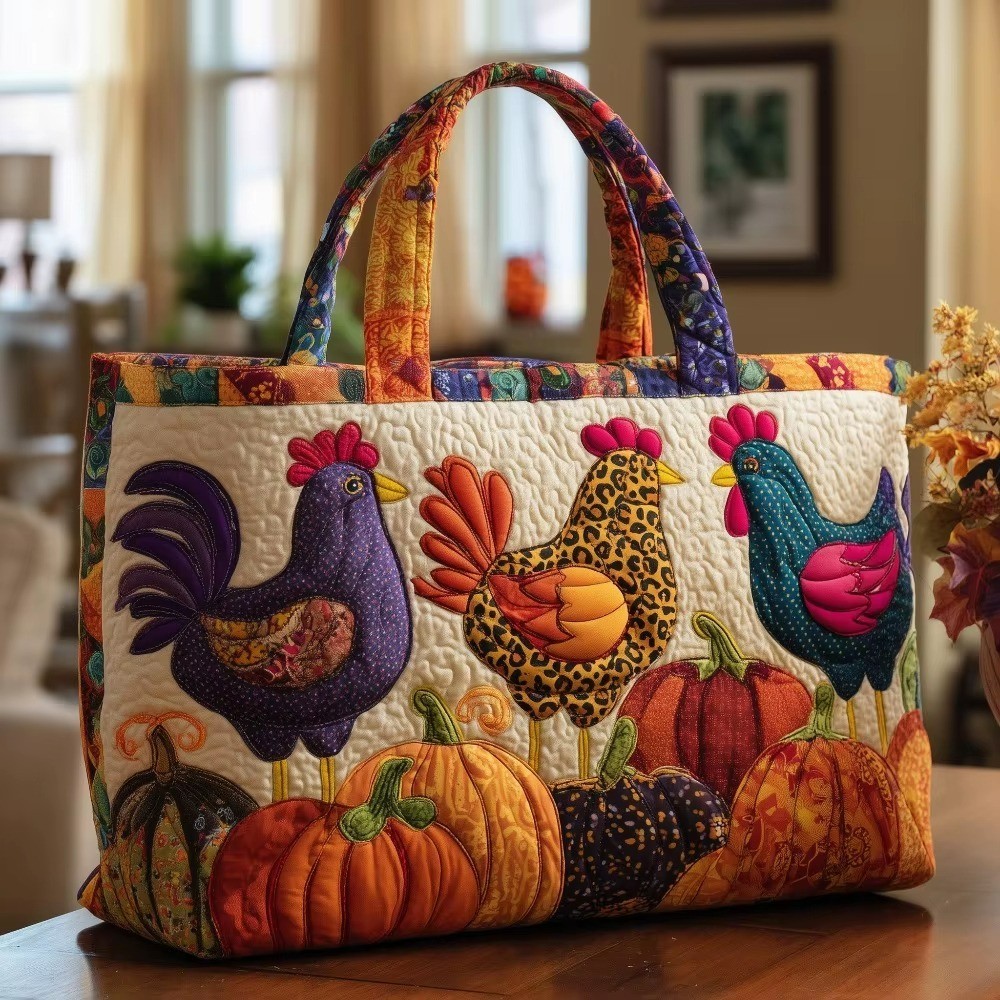 3D Printed Quilted Tote Bags Personalized Tote Bag Lightweight Travel Bags.