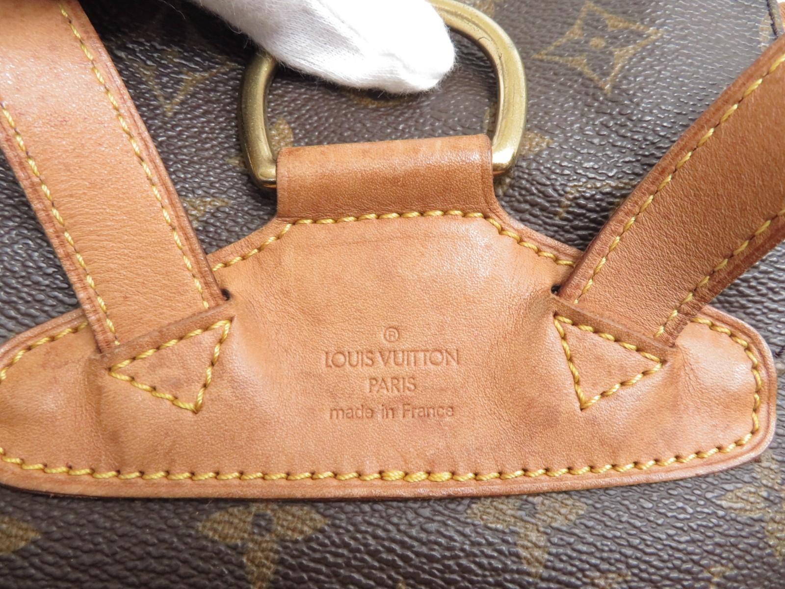Authentic Louis Vuitton Monogram Montsouris MM Backpack F#45830