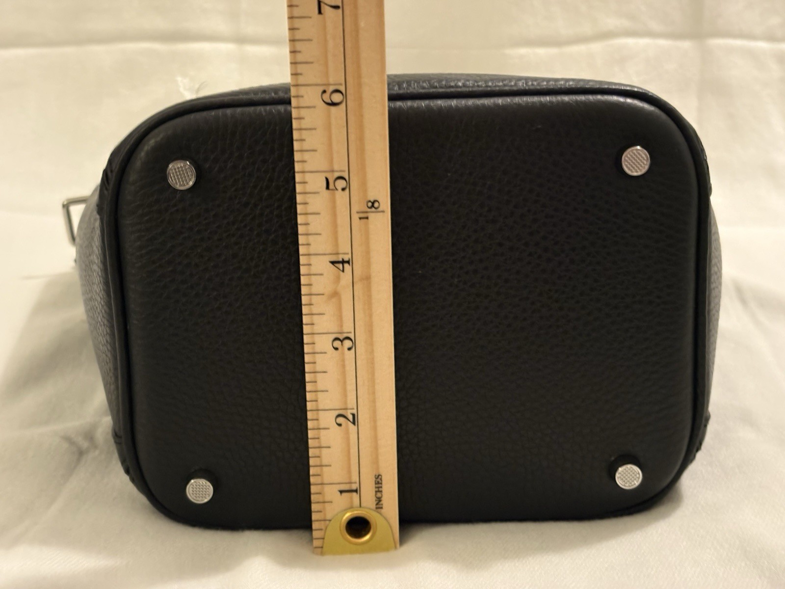 NWT The Horse Alexi Tote Black Pebbled Leather Crossbody Shoulder Bag $260