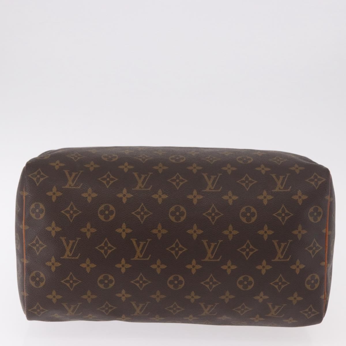 LOUIS VUITTON Monogram Speedy 35 Hand Bag M41524 LV Auth 183027A