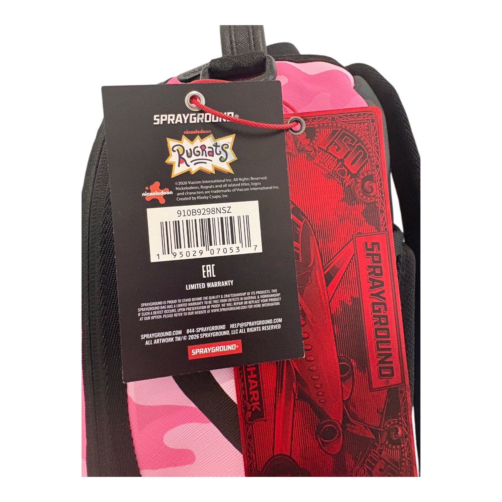 Sprayground Susie Rugrats Flowers Limited Edition Backpack