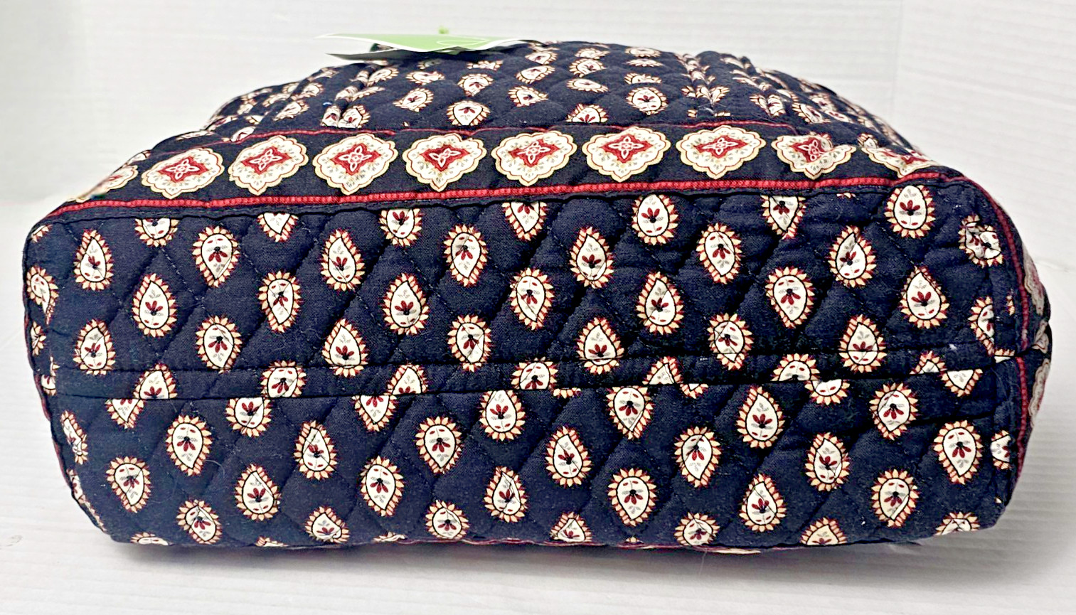 Vera Bradley Toggle Tote in Cotton Classic Black 2006