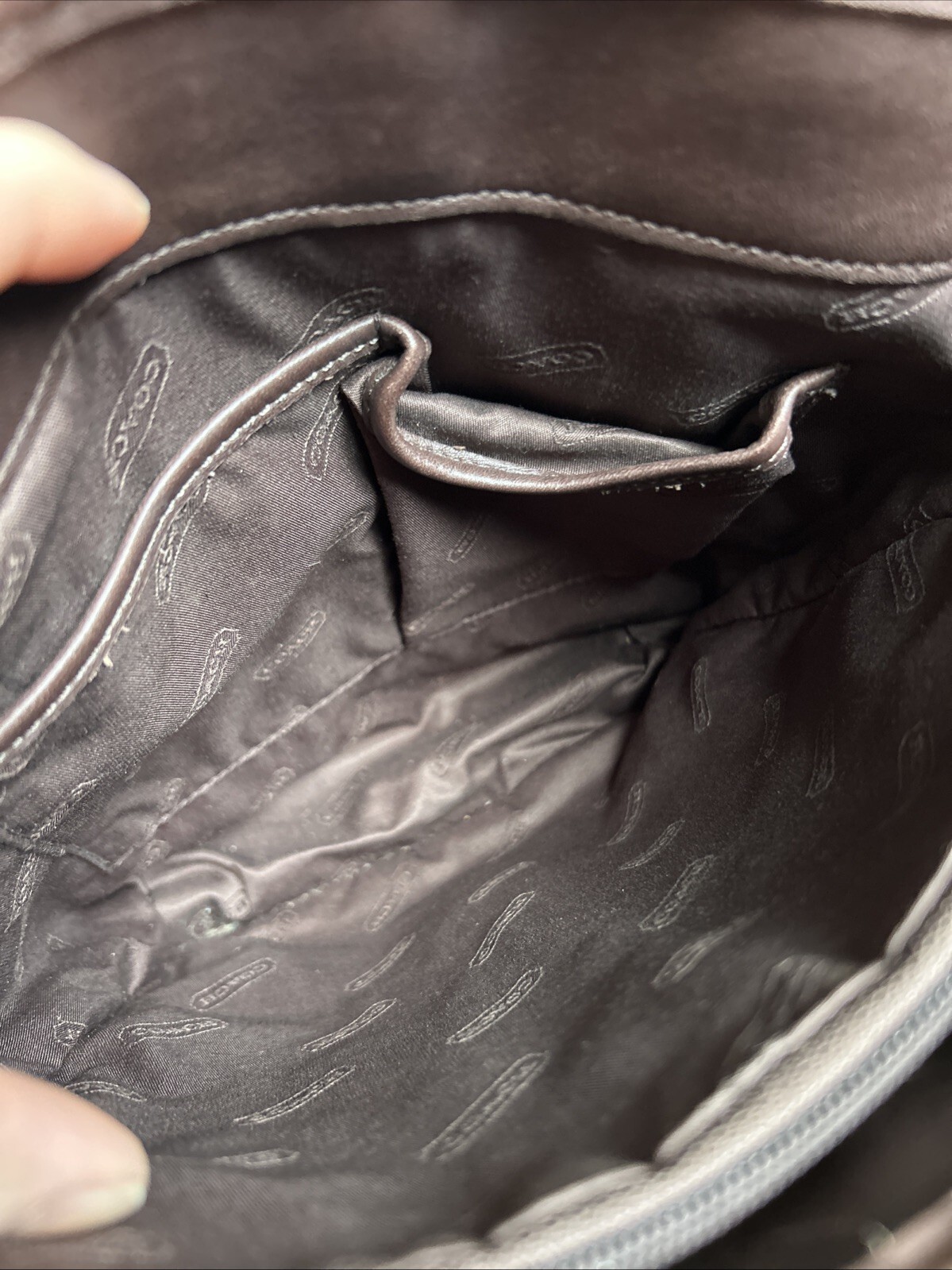 Vintage Coach Legacy West Day Tote, Brown, small purse bag Leather 80’s 90’s