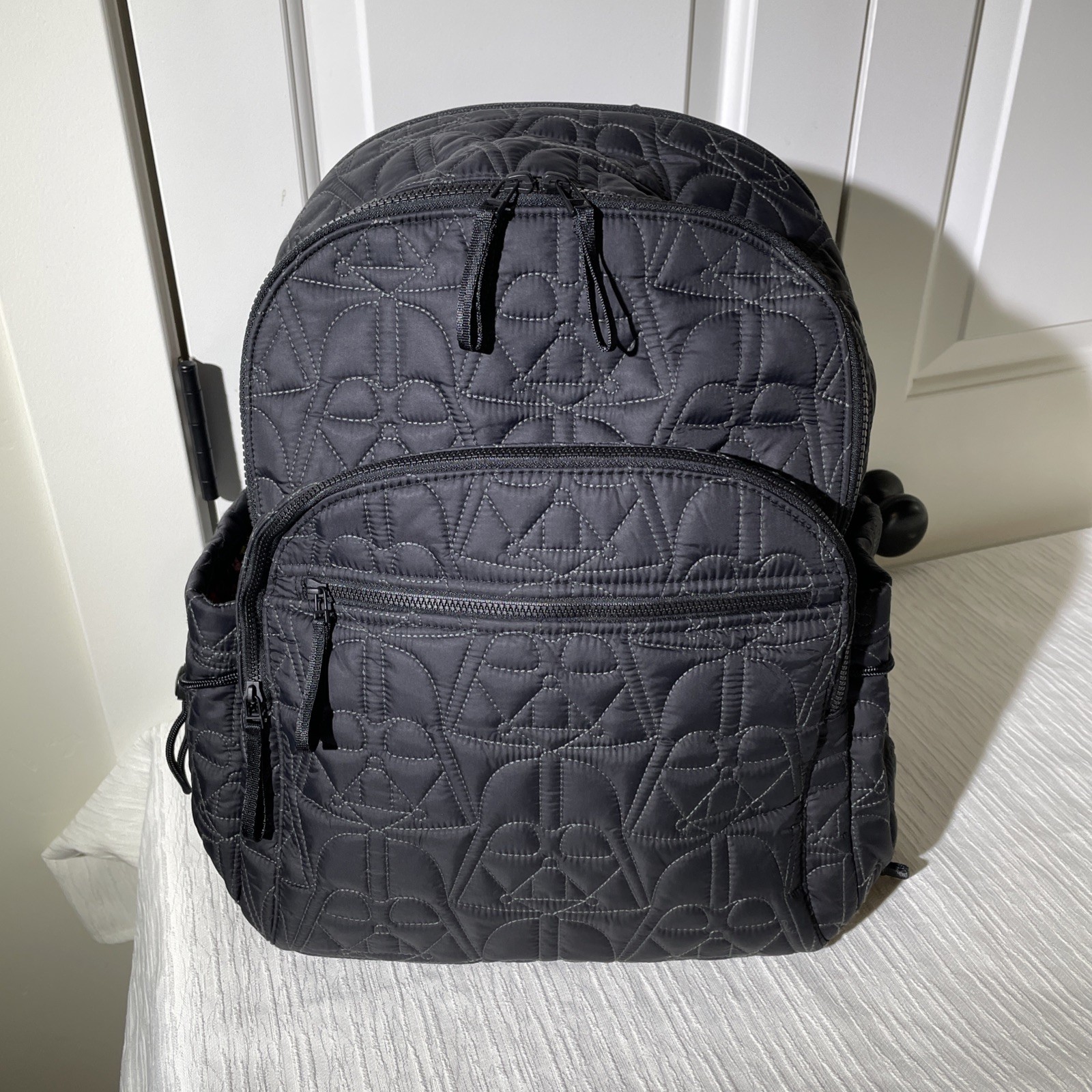 NWT VERA BRADLEY Bancroft Backpack, Darth Vader, featherweight $165