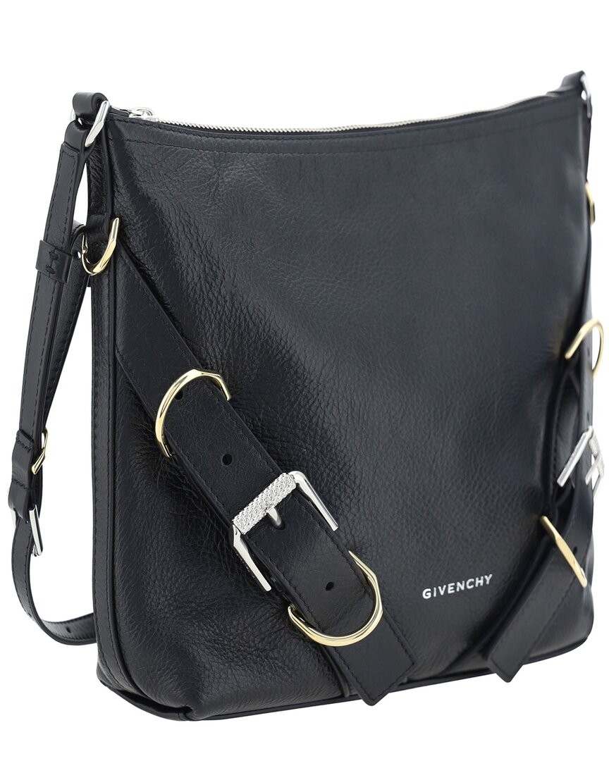 Givenchy Voyou Small Leather Shoulder Bag Women’s Black