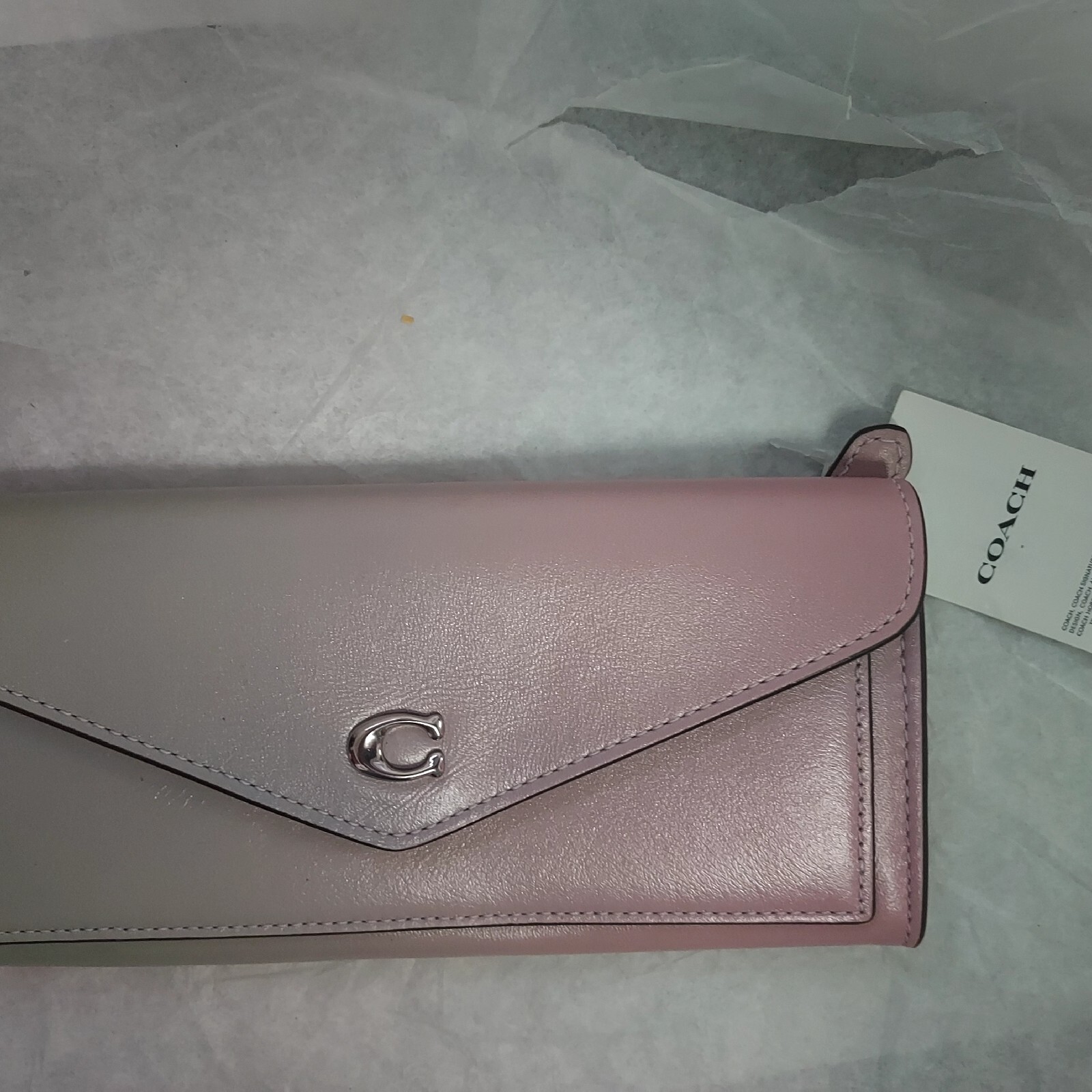 Coach Wyh CA262 Pale Pistachio Multi Leather Wattet