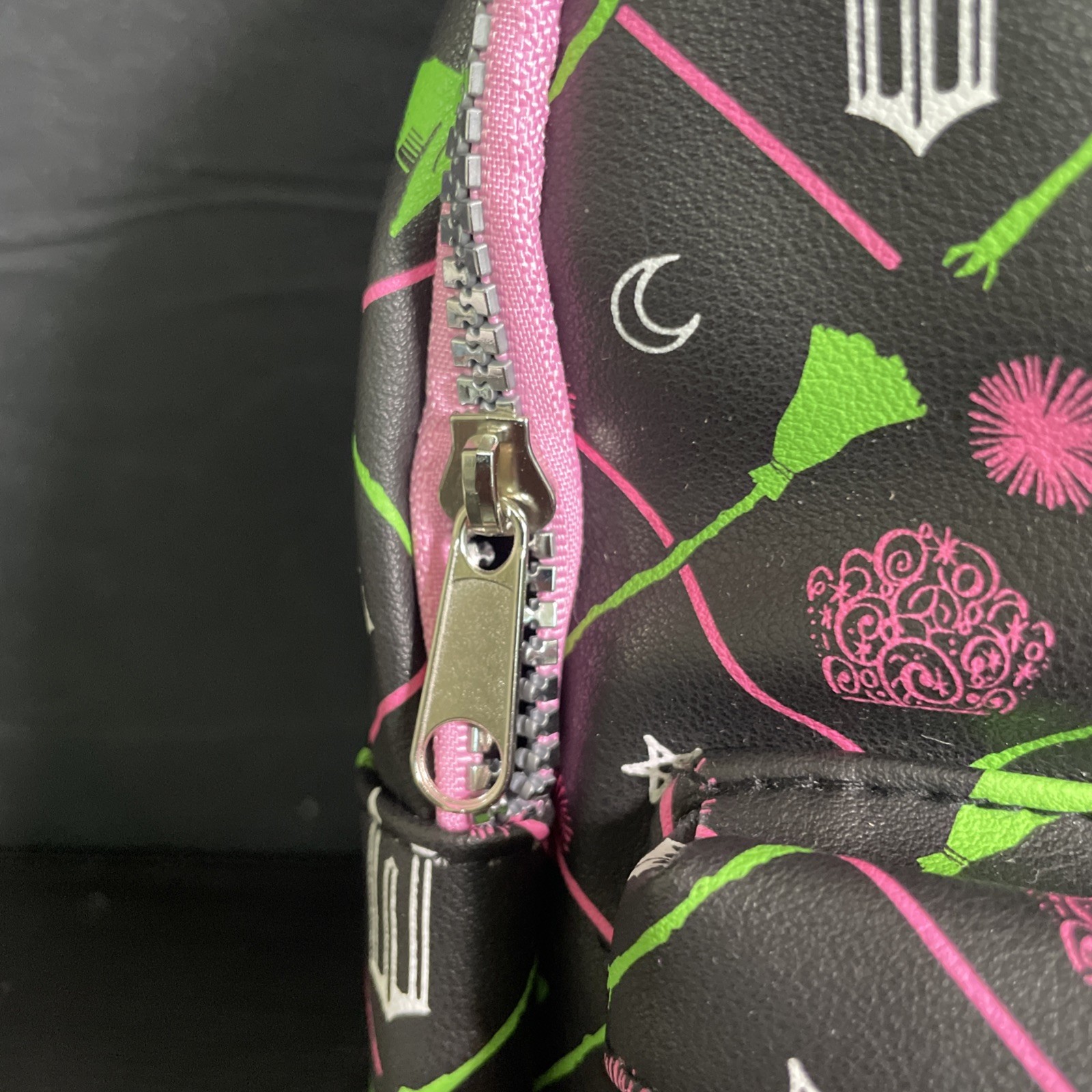 Licensed Wicked Mini Backpack Glinda Elphaba Purse Handbag Movie Pink Green NWT