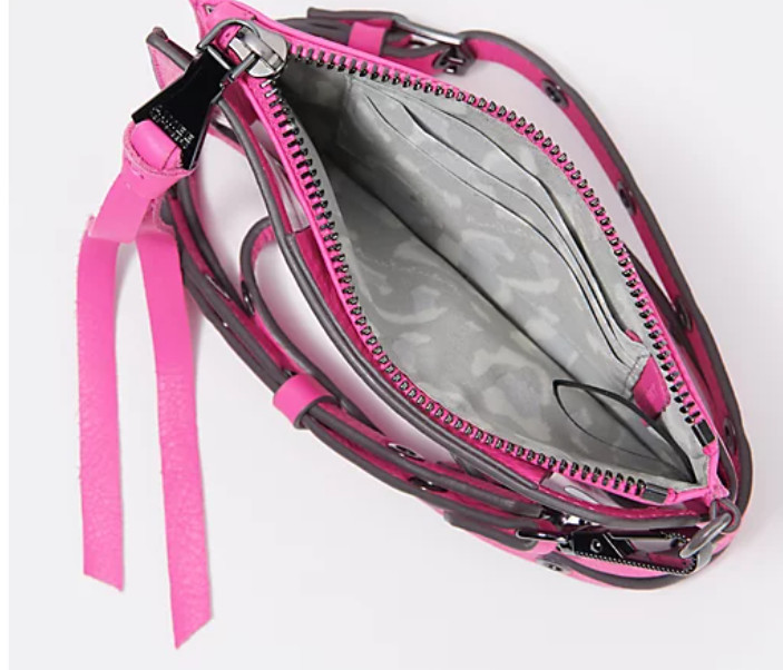 Aimee Kestenberg – Leather Phone Crossbody w/ RFID – Multi Iridescent Scales