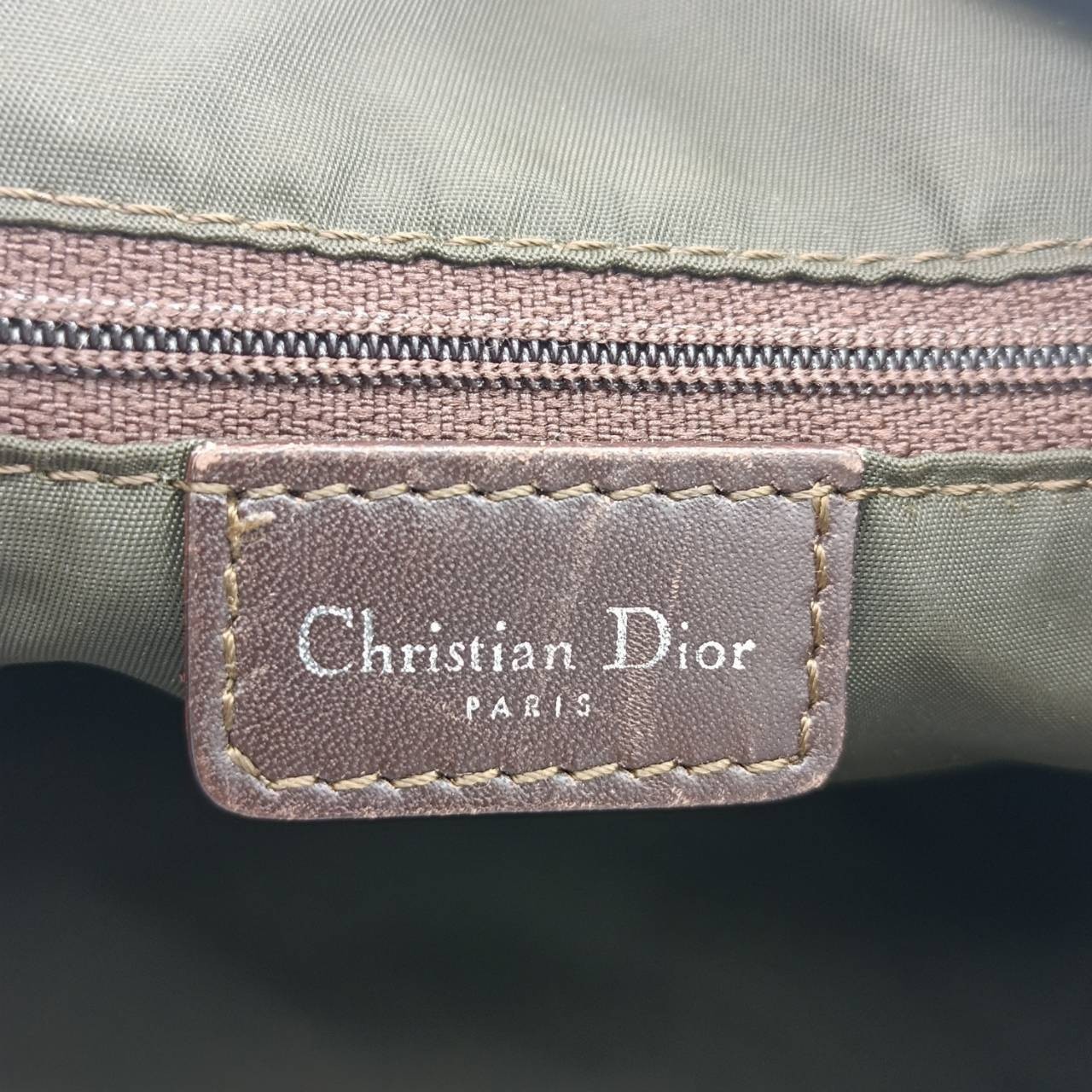 Christian Dior shoulder canvas bag Rank BC B0B0043