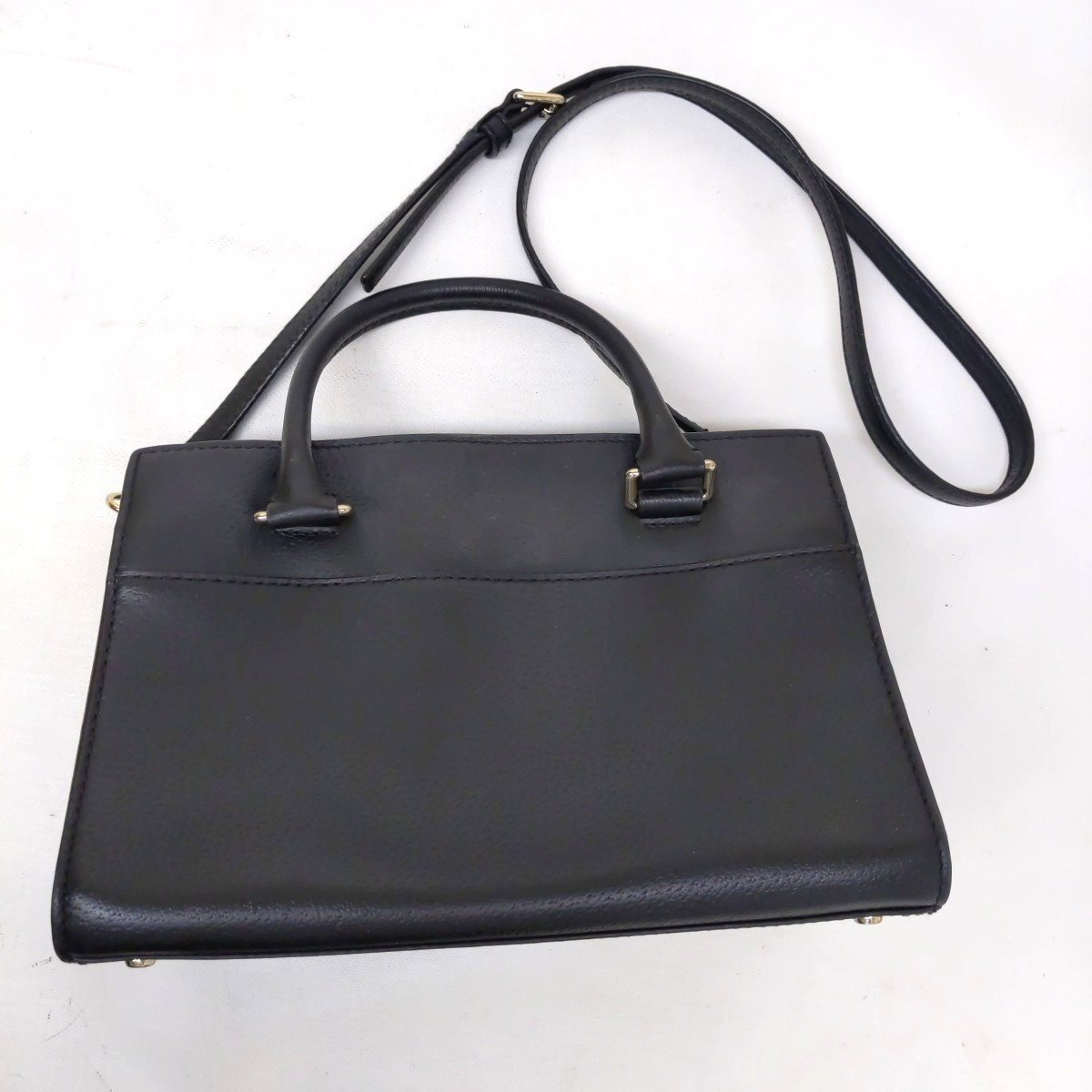 $329 KATE SPADE Purse Black Caley Grove Street Satchel Crossbody Zip Auth Small