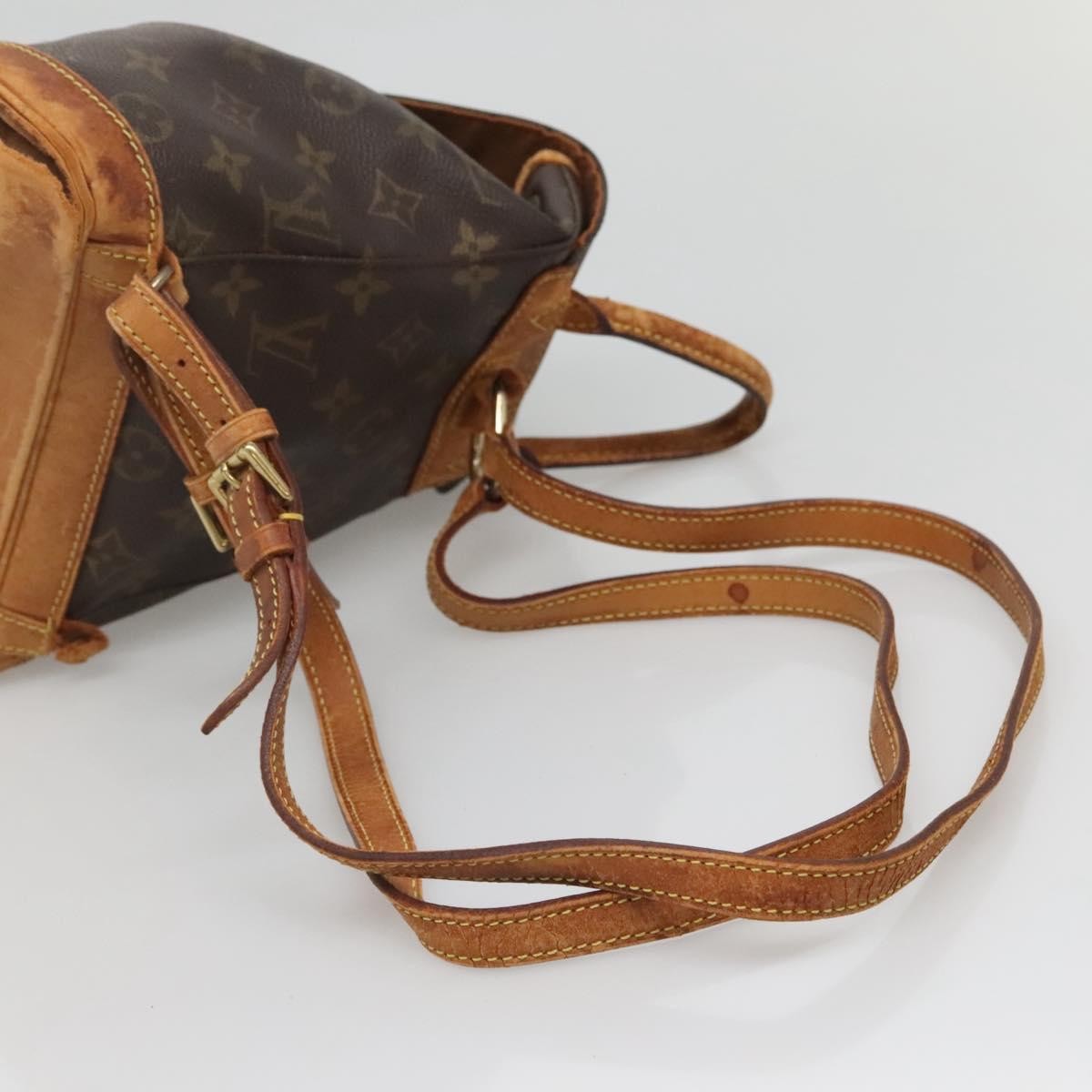 LOUIS VUITTON Monogram Montsouris PM Backpack M51137 LV Auth 112901