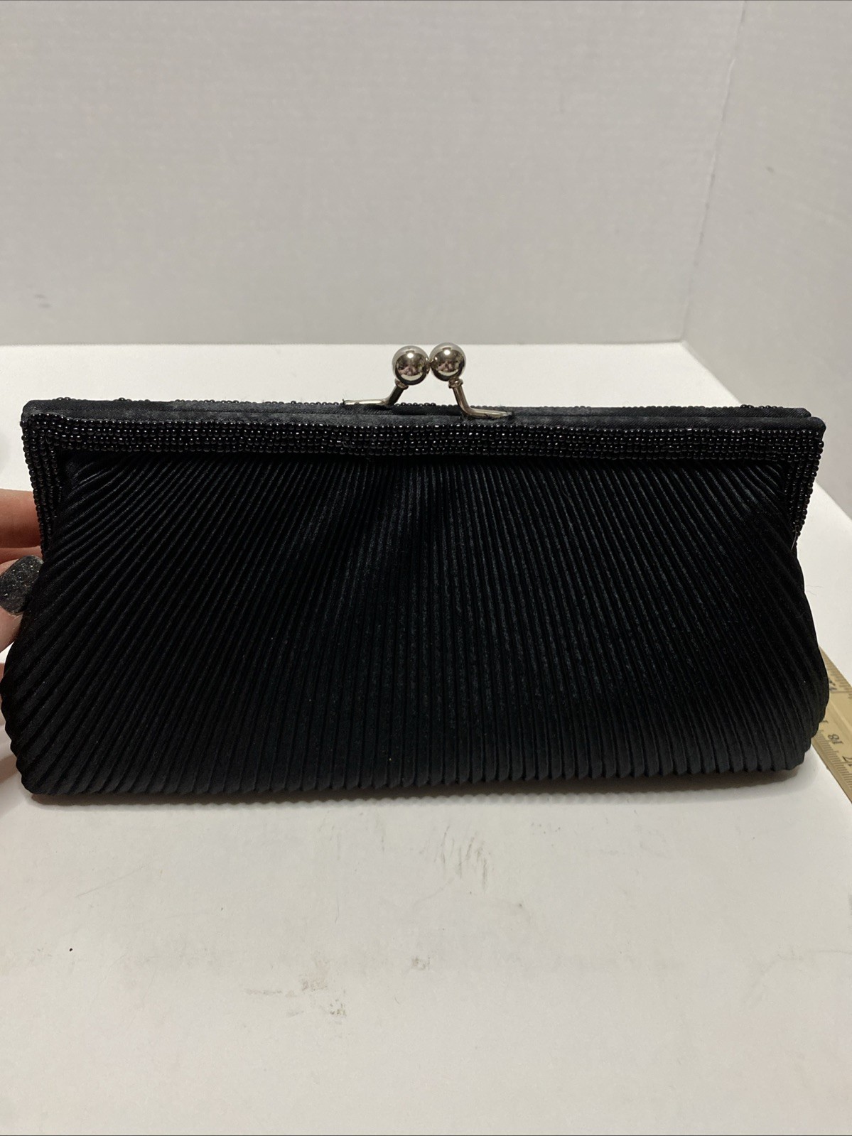 Sasha New York Black Clutch Bag