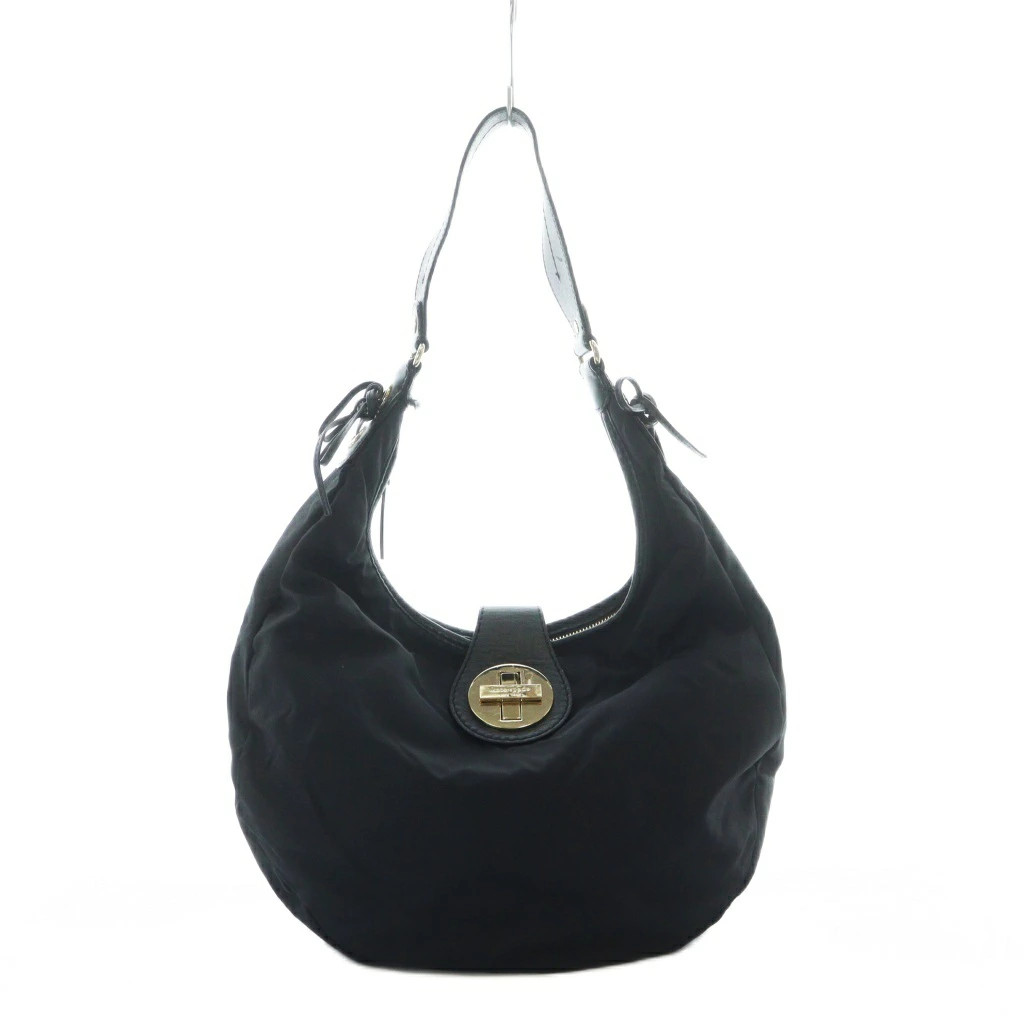 Used Kate Spade one shoulder bag nylon buckle black GY01 RI OS Ladies Vector Vin