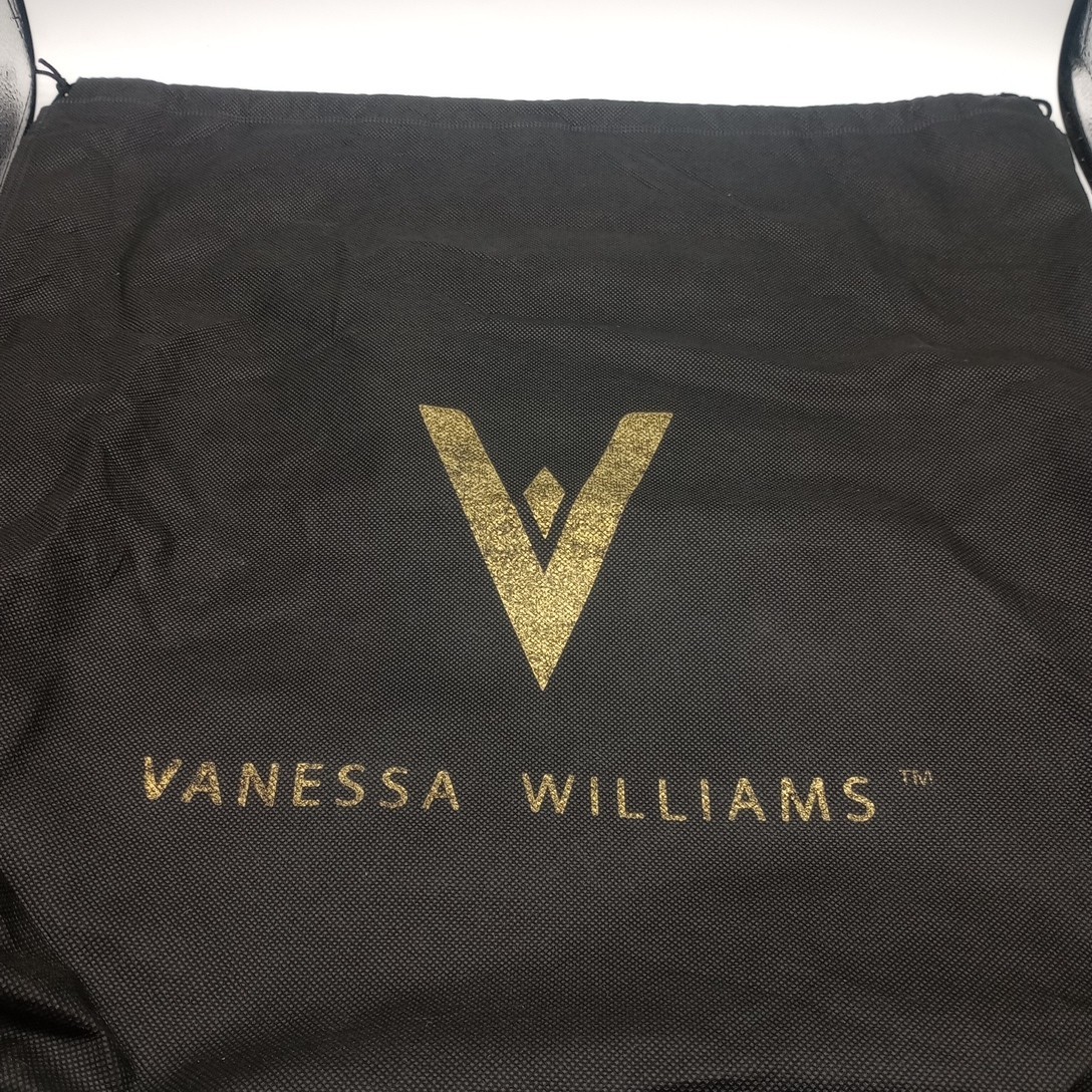 Vanessa Williams Posh Black Satchel Handbag Purse Inc Dust Bag New With Tags