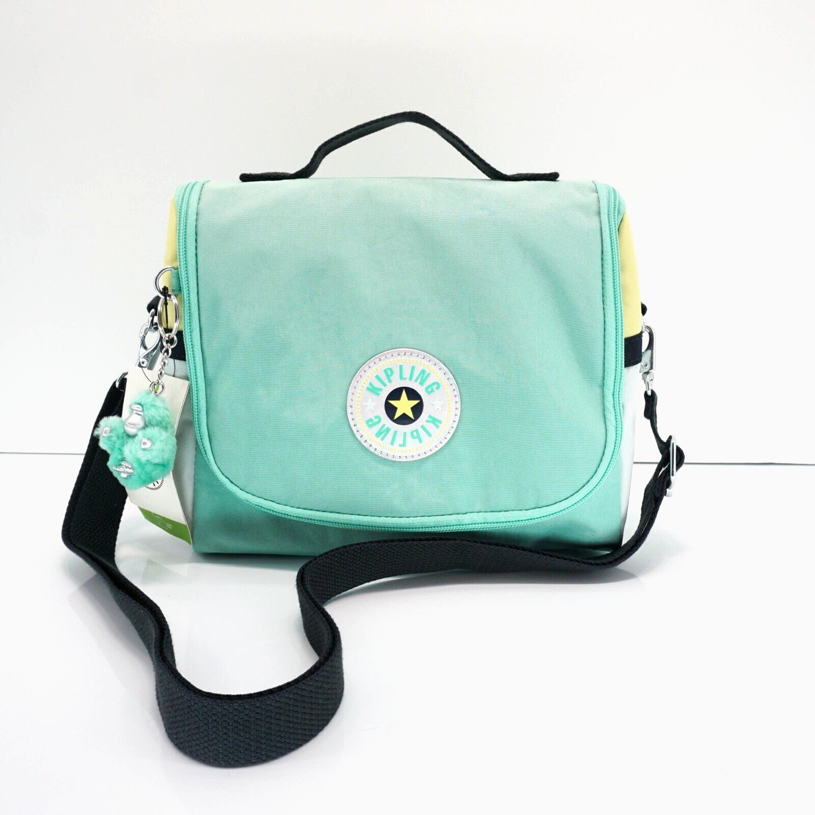 Kipling Kichirou Insulated Lunch Bag KI2163 Polyamide Clearwater Turquoise NWT