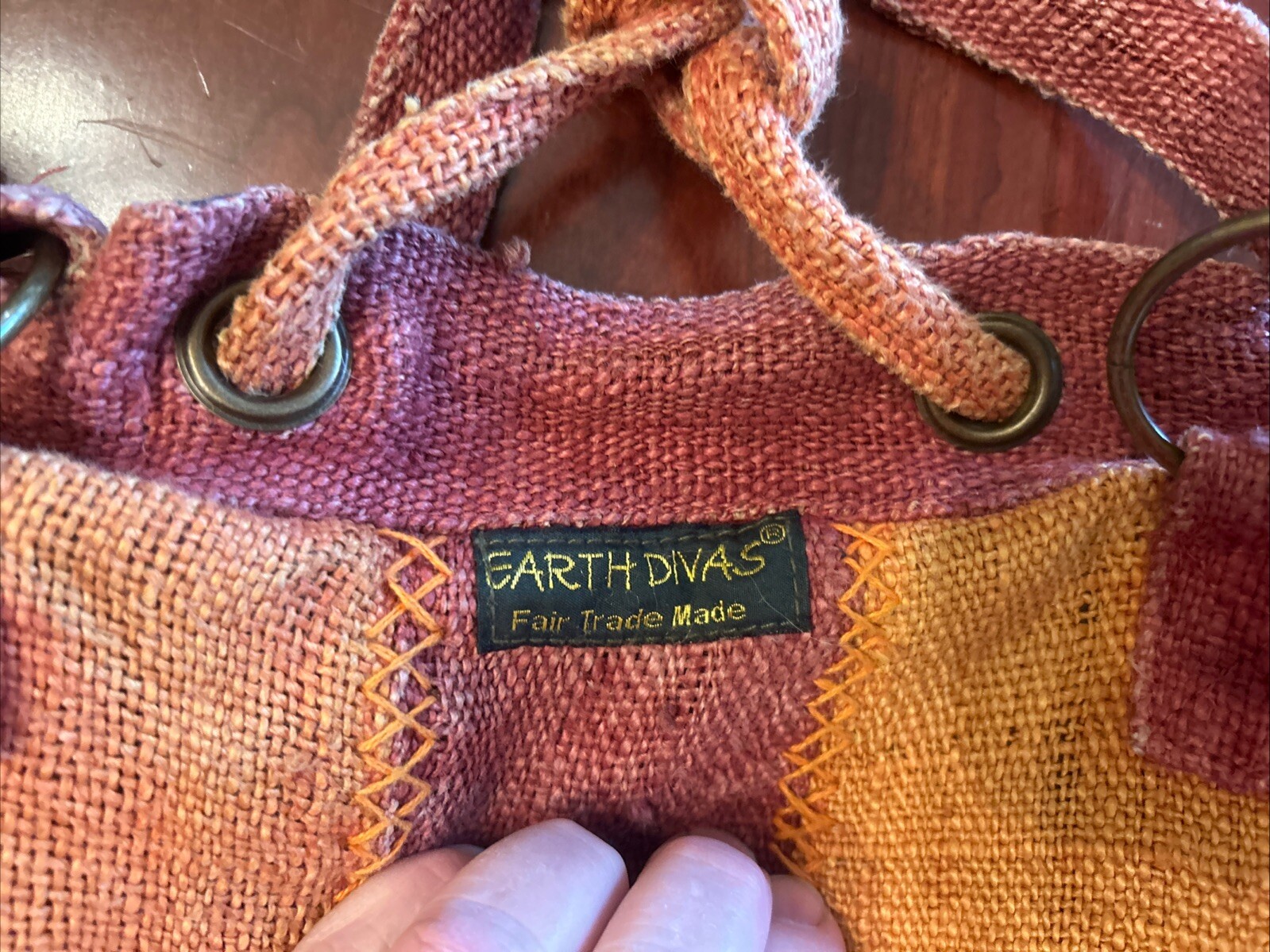 Earth Divas Fair Trade Women Bag Earthy Fade Patchwork Boho Hippie Shoulder Tote