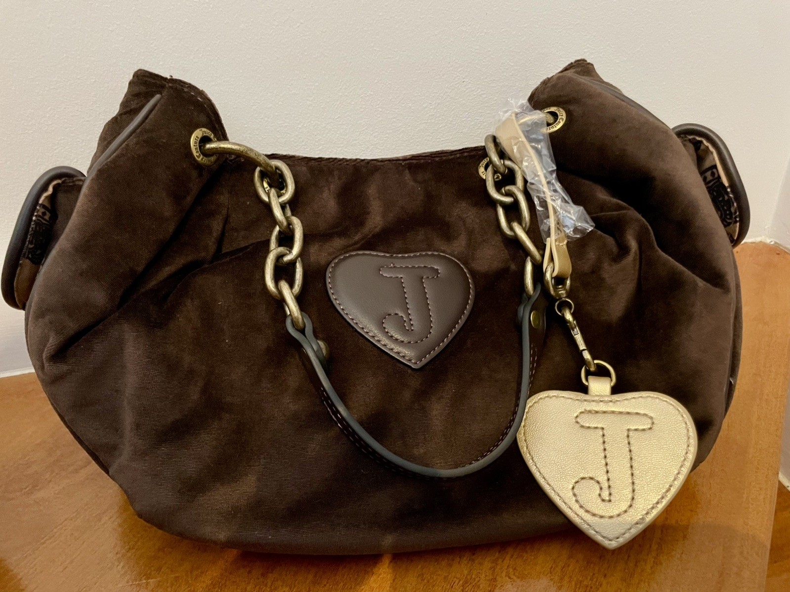 Juicy Couture UK “Once Upon A Time Fairytale” Chocolate Hobo Shoulder Bag BNWT