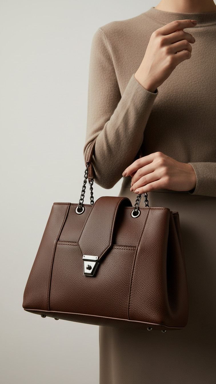 Black Formal Shoulder Bag For Ladies