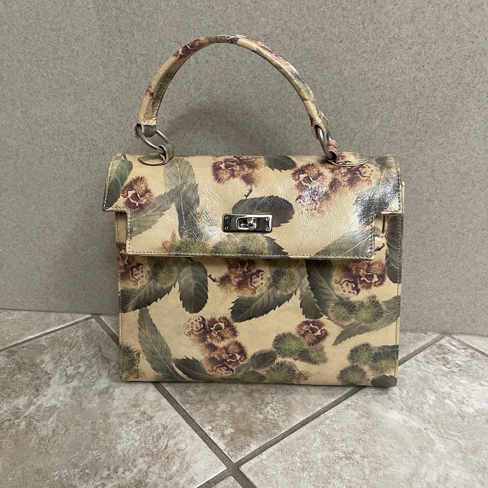 RARE Osprey LONDON By Graeme Ellisdon FLORAL HANDBAG VINTGE RETRO EUC