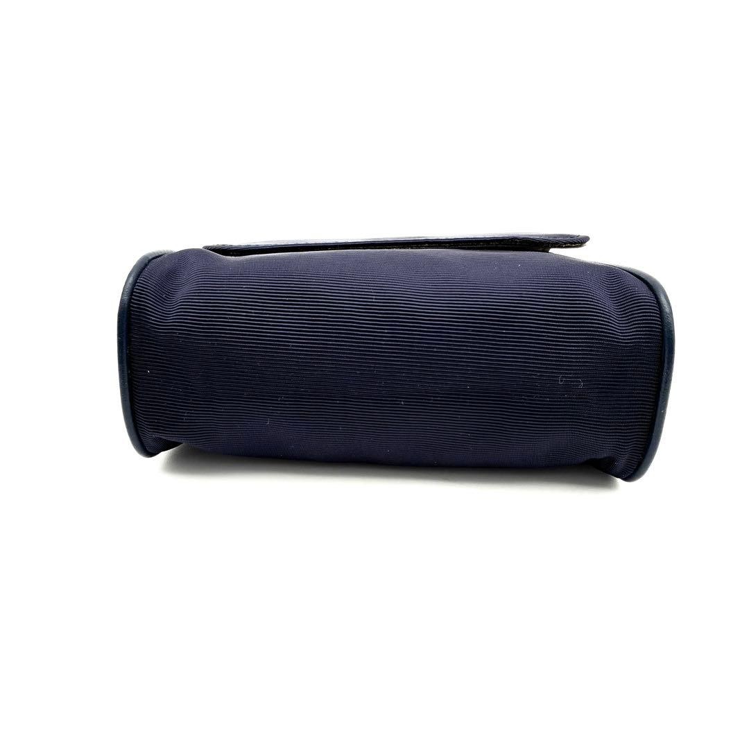 BURBERRY Handbag Nova check Navy Vintage Authentic From Japan