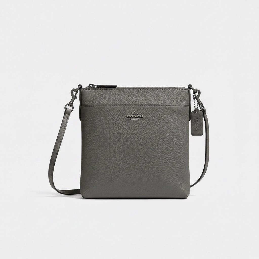 Coach Kitt Messenger Crossbody Bag in Crossgrain Leather