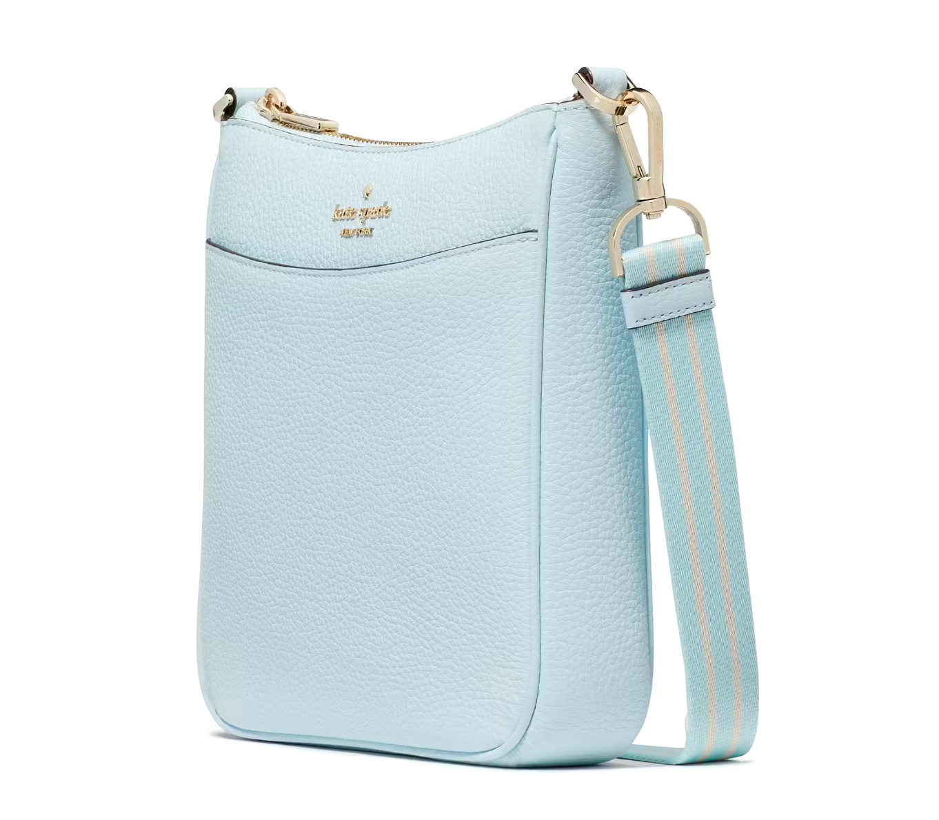 New Kate Spade Rosie Swing Pack Crossbody Pebble Leather Crisp Sky with Dust bag