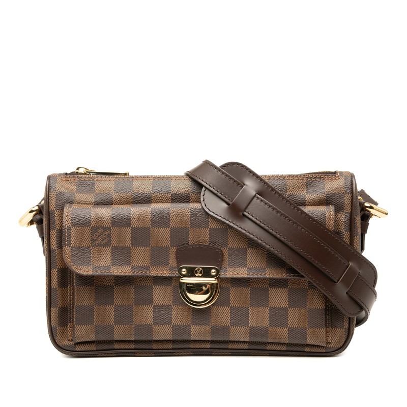 Louis Vuitton Damier Ravello GM Shoulder Bag Handbag N60006 PVC Leather Women’s