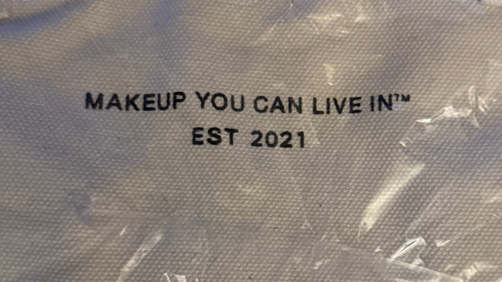 MERIT Beauty NWT The EVERYTHING XL Canvas Tote Bag 23”W x 12”H Sealed