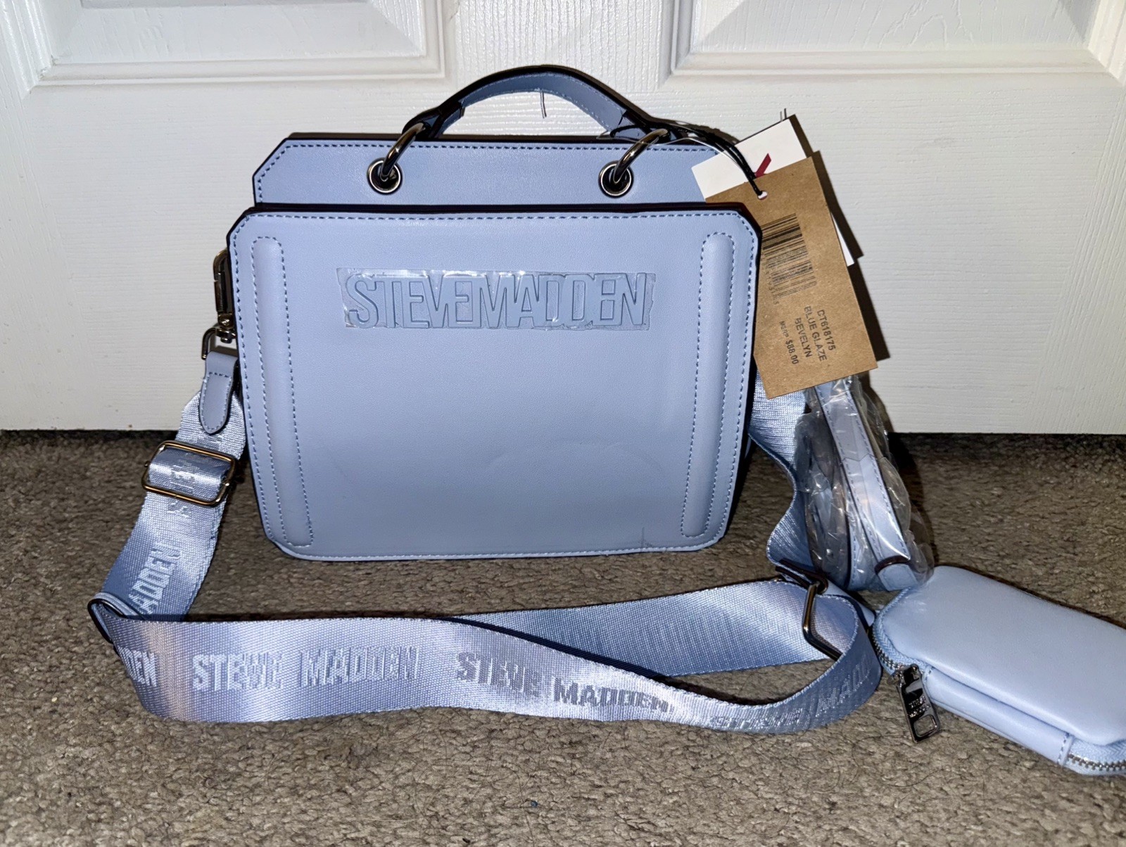 Blue Steve Madden Bevelyn Crossbody bag