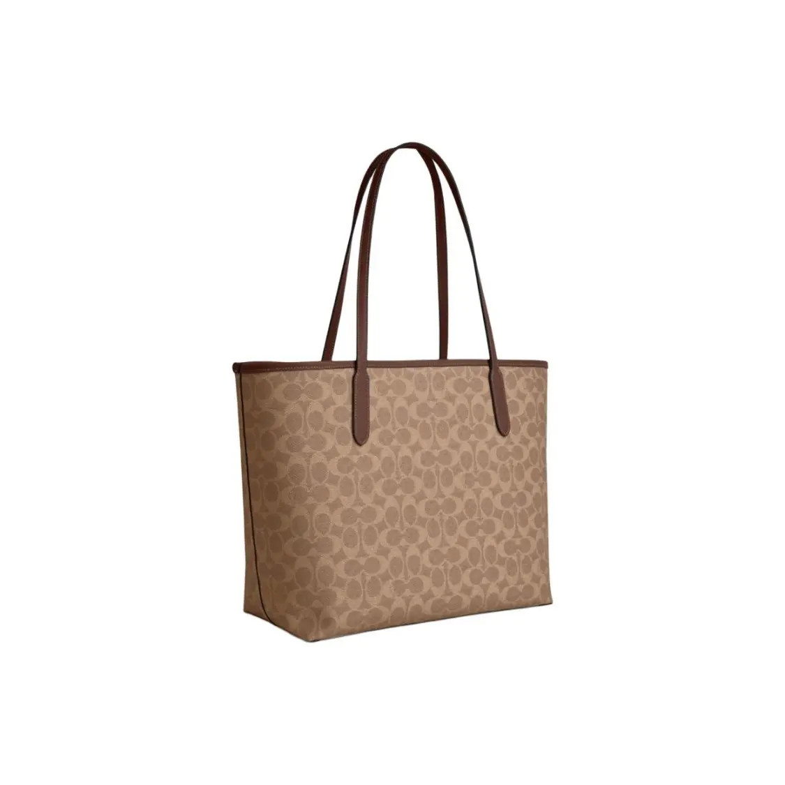 COACH City 33 PVC Shopping Bag Shoulder Tote Bag Women’s 13×6.3×11.4 in