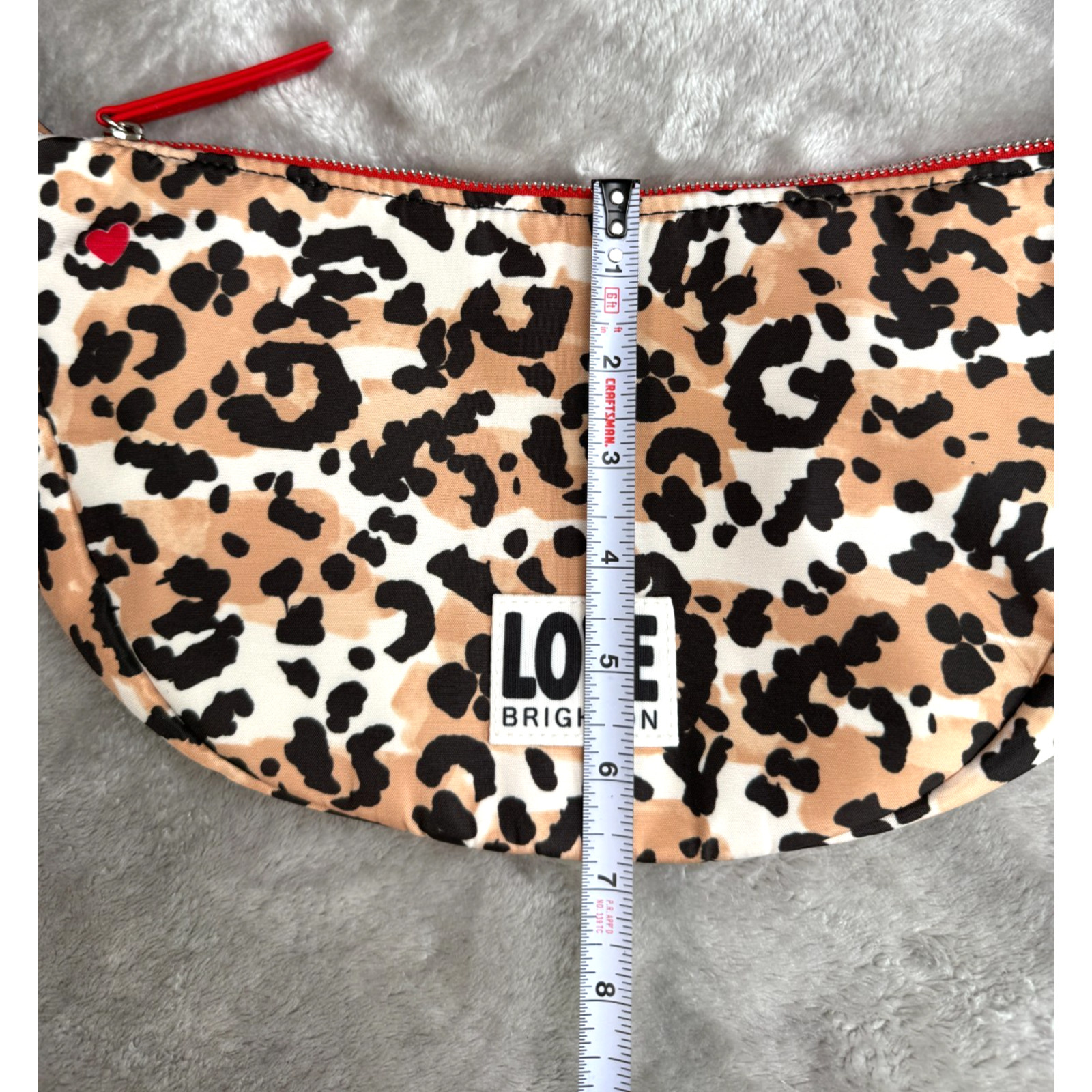 Brighton Spotted Love Leopard Print Crossbody Swing Bag NWT