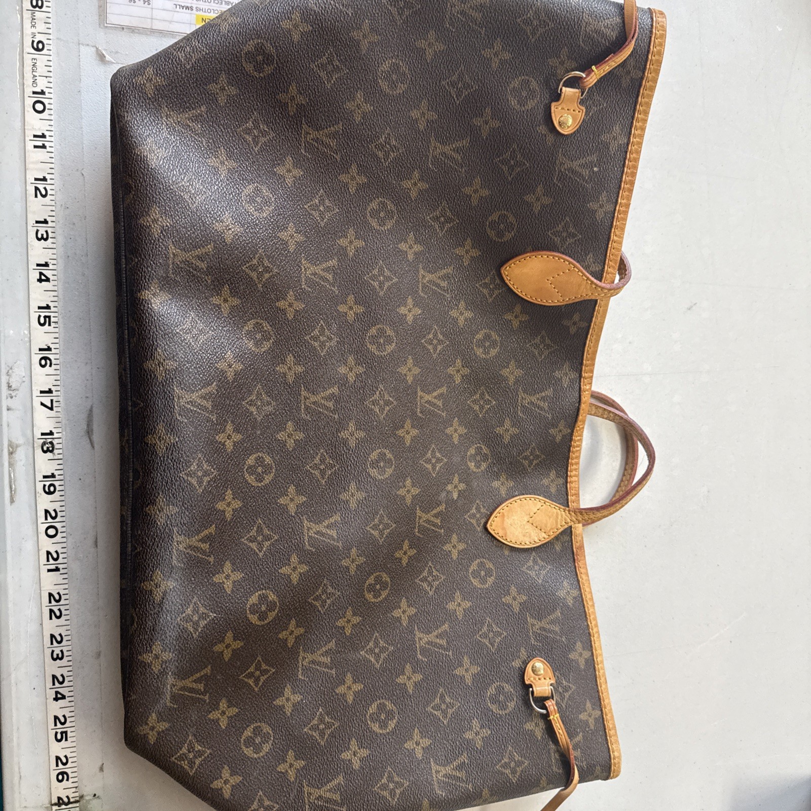 Louis Vuitton Neverfull Tote GM Brown Canvas Monogram FD1122