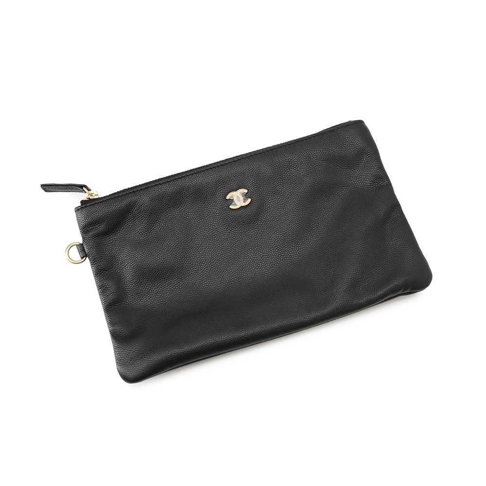 CHANEL CHANEL25 Size Medium Calfskin Black AS5311